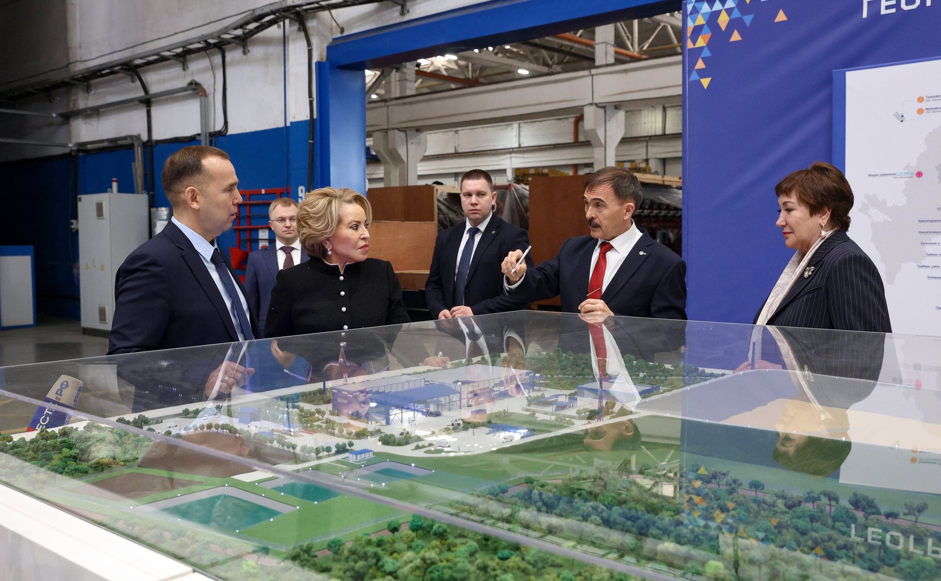 В ходе рабочей поездки Валентина Матвиенко осмотрела Курганский индустриальный парк