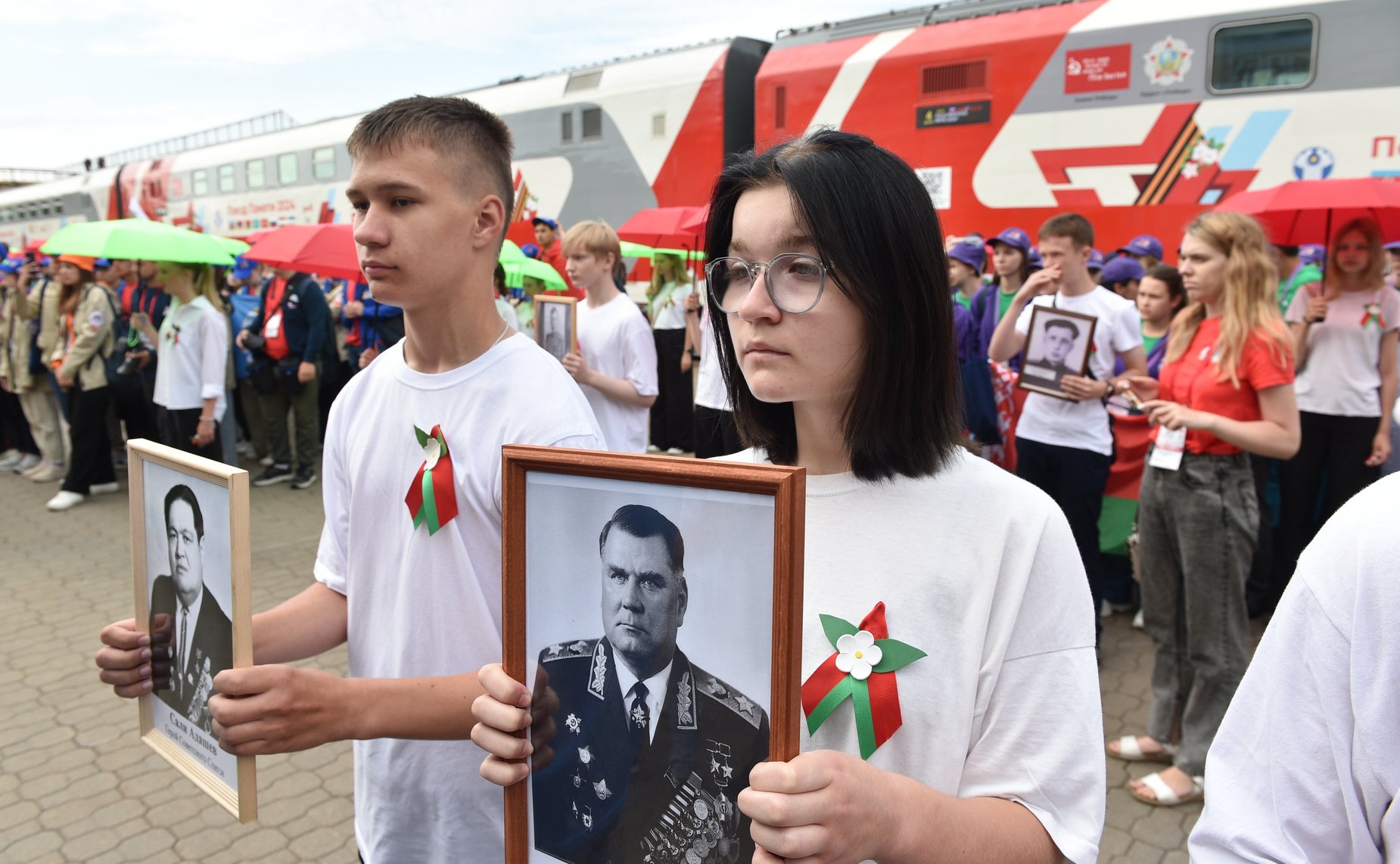 Участники культурно-образовательного проекта «Поезд Памяти» посетили Могилев и Гомель