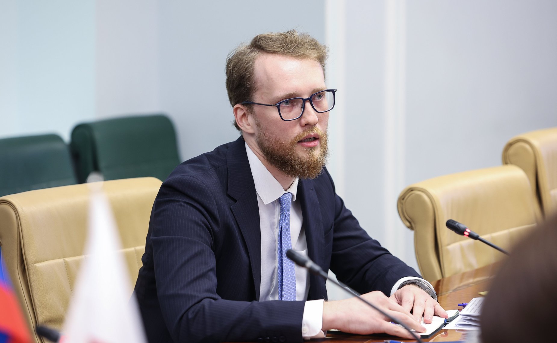 Встреча председателя Комитета СФ по международным делам Григория Карасина с депутатом Палаты советников Парламента Японии Мунэо Судзуки