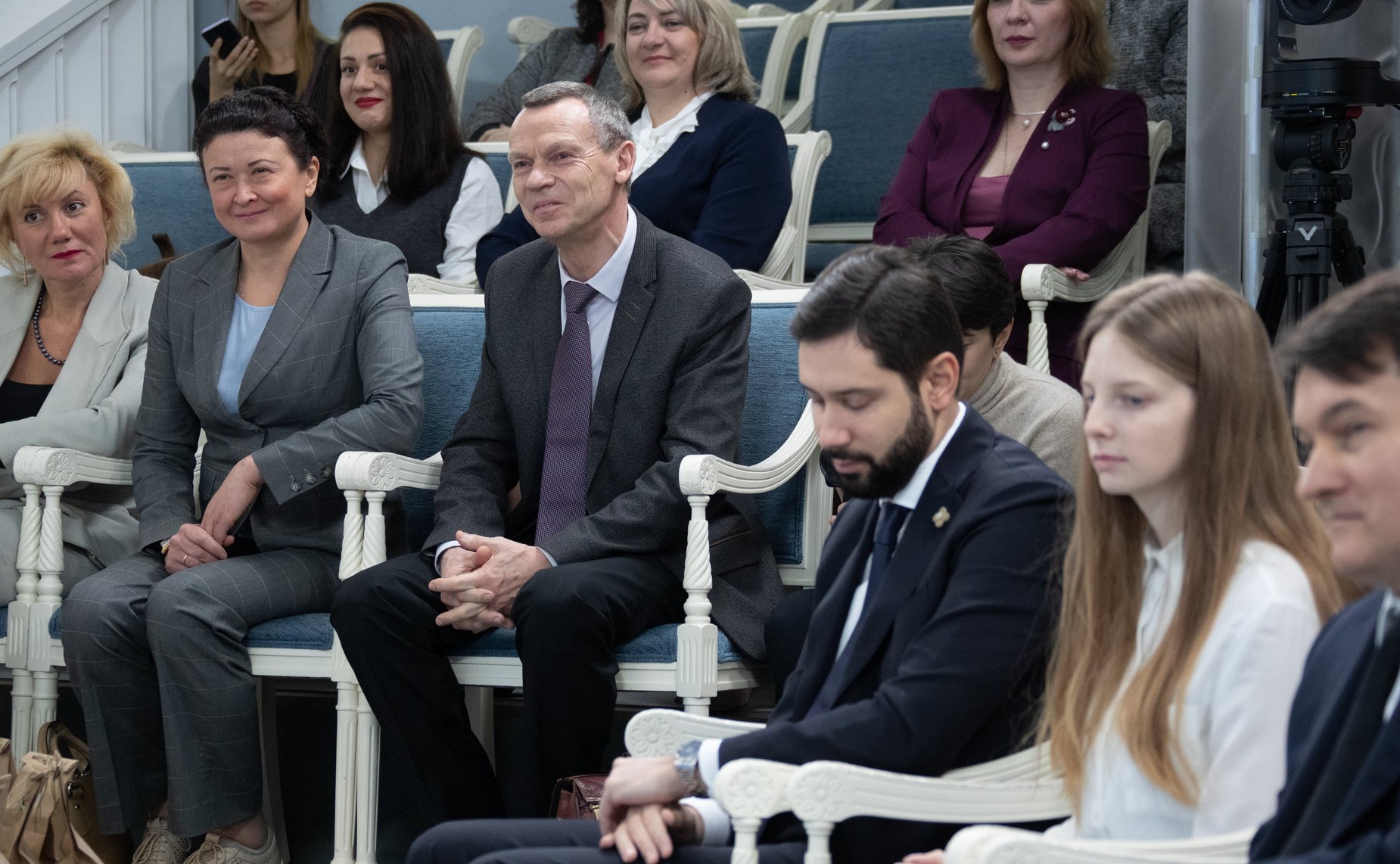 Встреча Л. Гумеровой с участниками и организаторами XVII Всероссийского конкурса молодежных авторских проектов и проектов в сфере образования «Моя страна – моя Россия»