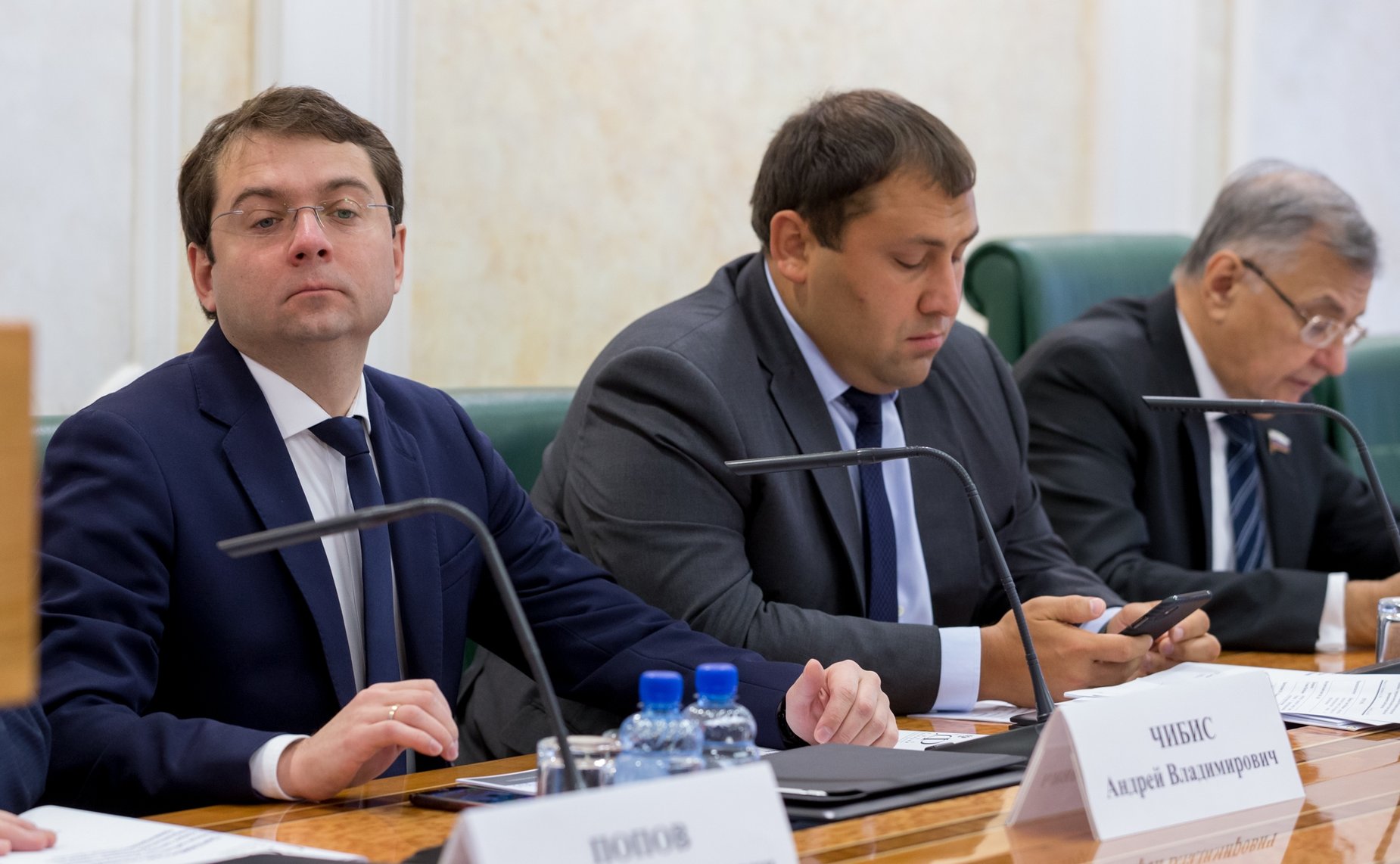 А. Чибис, М. Керимов и С. Жиряков