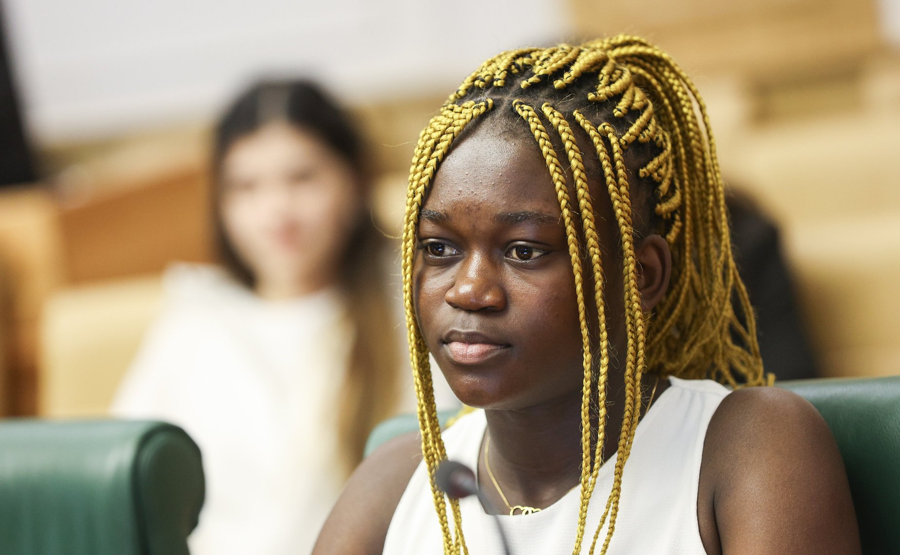 Церемония награждения победителей IV Конкурса чтецов среди студентов аспирантов из стран Азии и Африки «Победа в сердцах поколений» в рамках подготовки к Саммиту Россия-Африка