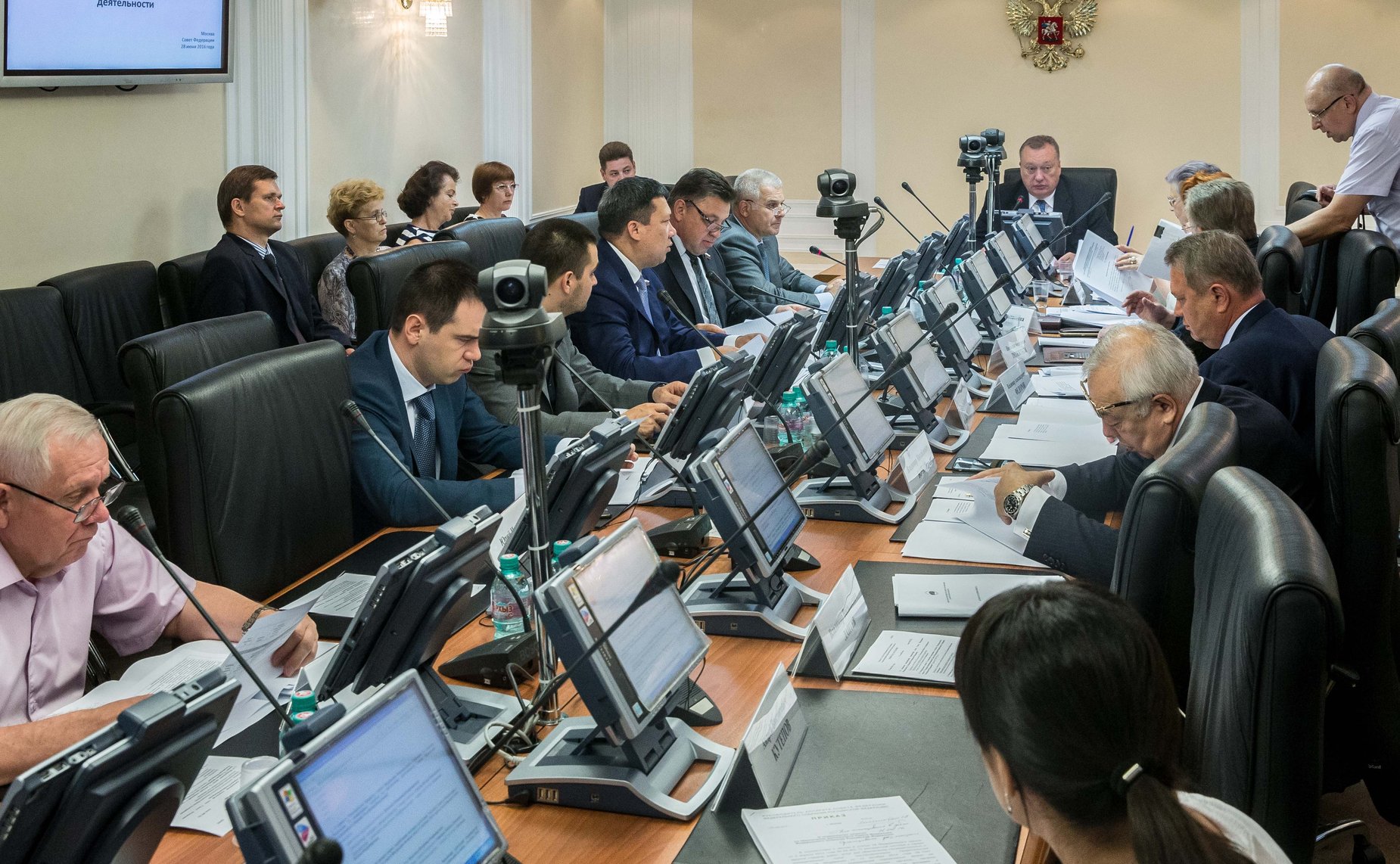 Заседание Комитета Совета Федерации по Регламенту и организации парламентской деятельности