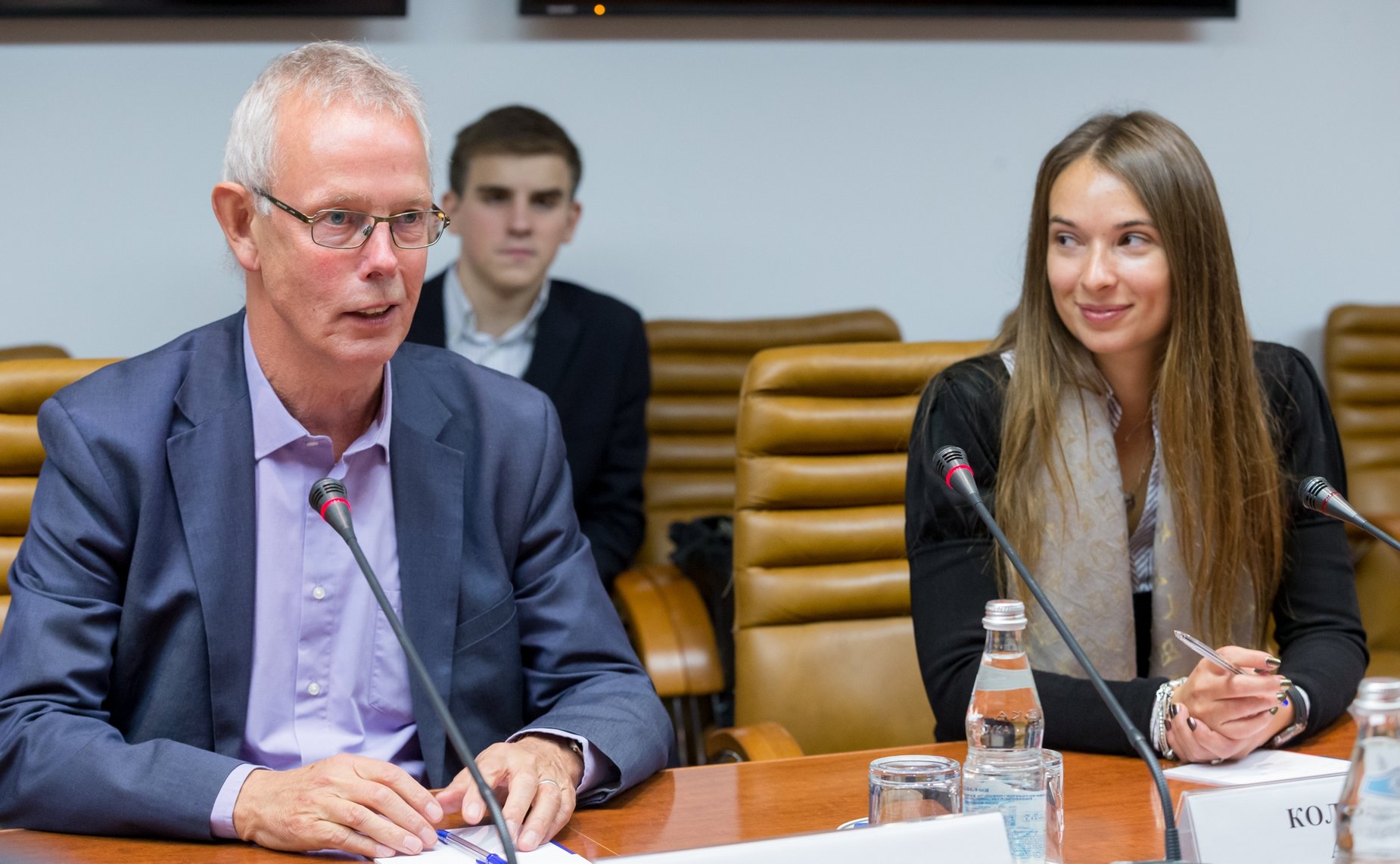 Встреча председателя Комитета СФ по международным делам К.И. Косачева с руководителем группы «Объединенные европейские левые» в Парламентской ассамблее Совета Европы Тини Коксом