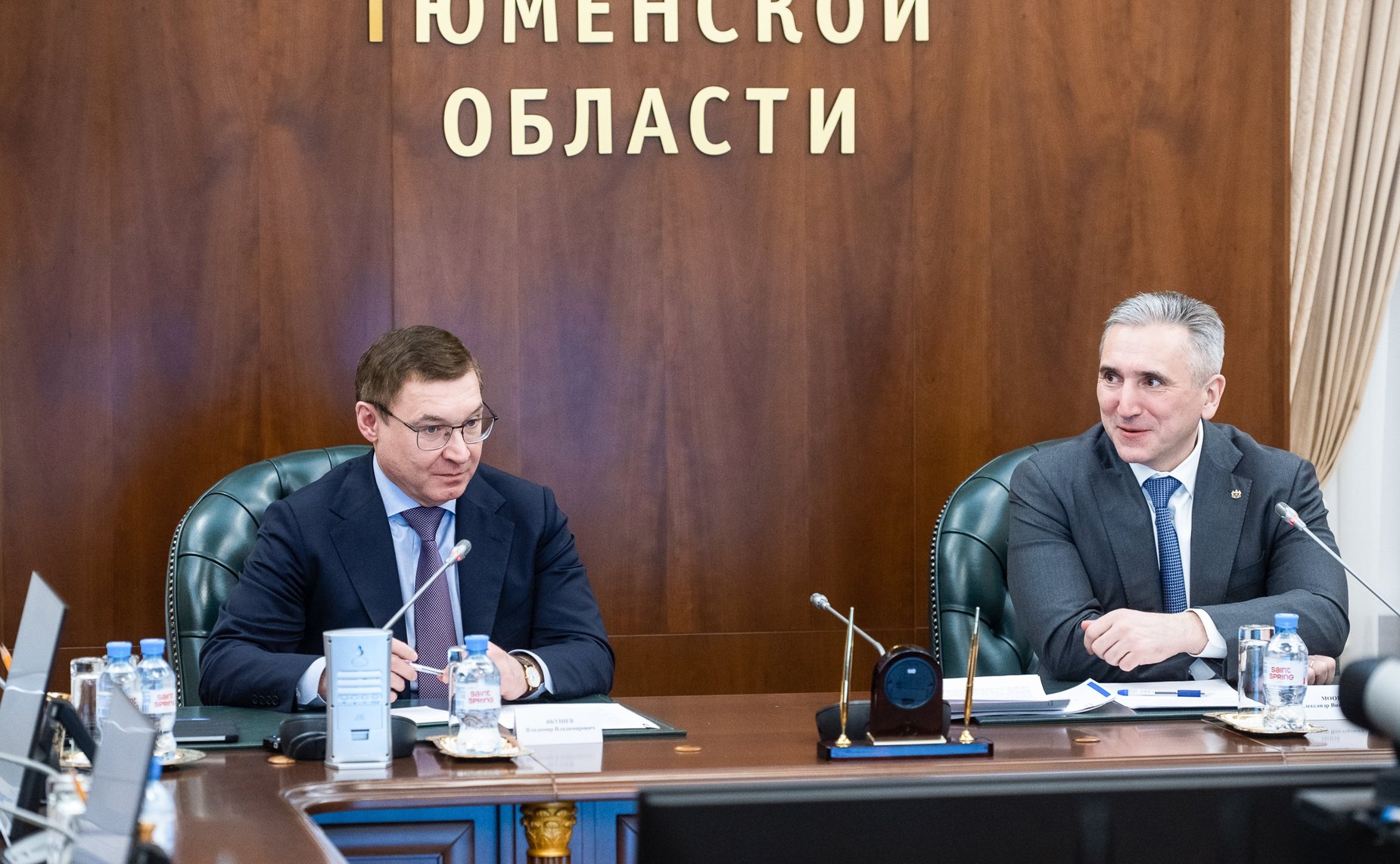 Первый заместитель Председателя Совета Федерации Владимир Якушев принял участие в заседании президиума Правительства Тюменской области