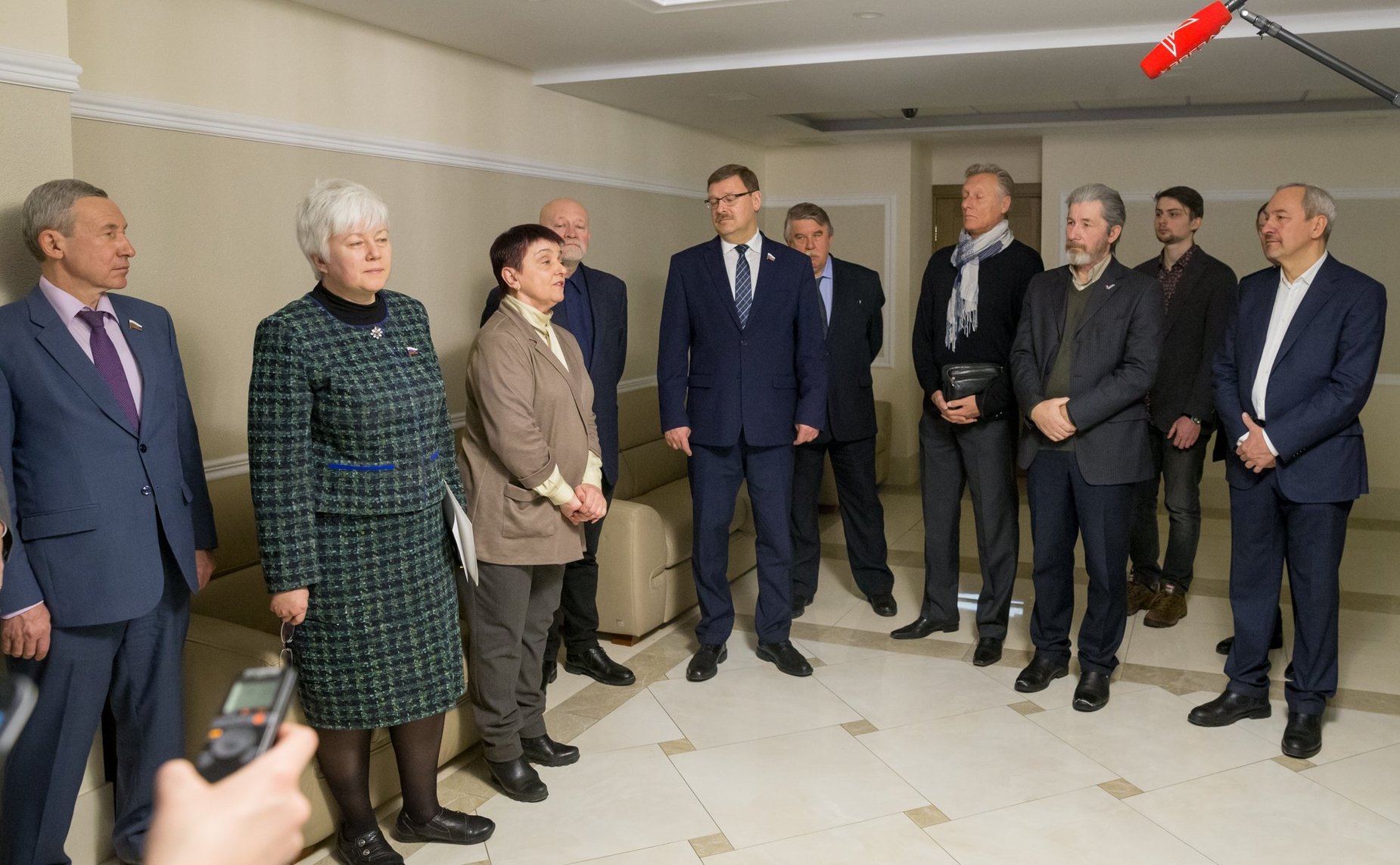 Церемония открытия фотовыставки «Сохраним Пальмиру вместе»