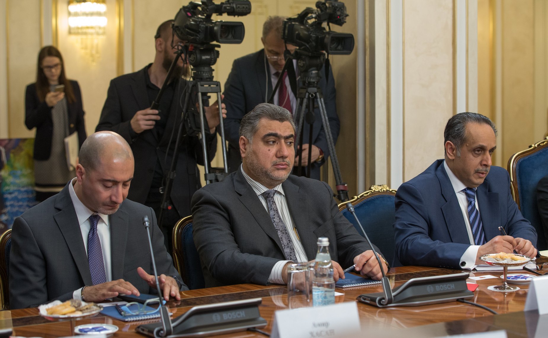 Встреча В. Матвиенко с Председателем Национального собрания Государства Кувейт Марзуком Аль-Ганимом