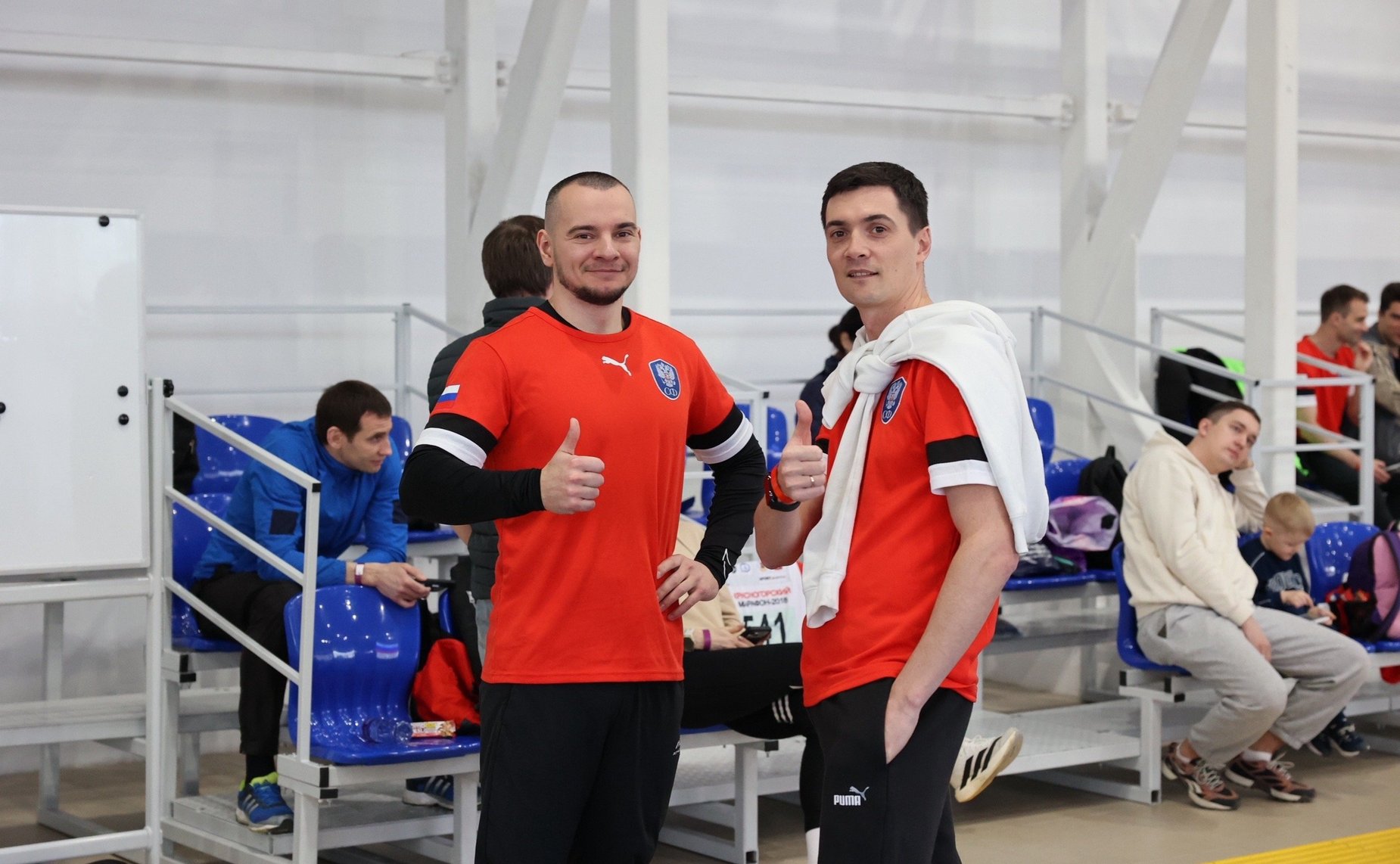 Роман Маслов вместе с командой Совета Федерации принял участие в XVIII Спартакиаде по лёгкой атлетике