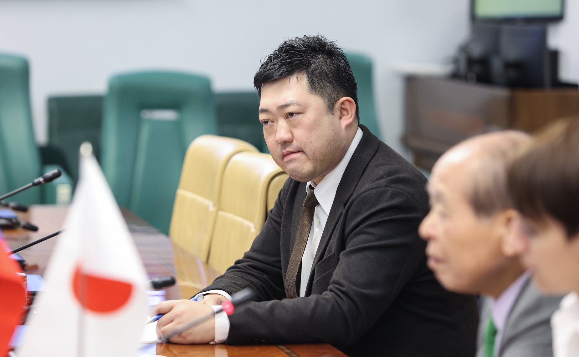 Встреча председателя Комитета СФ по международным делам Григория Карасина с депутатом Палаты советников Парламента Японии Мунэо Судзуки