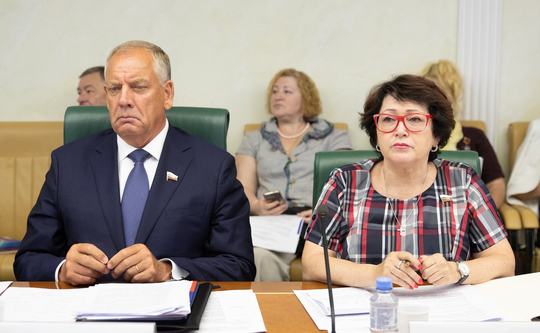 С. Митин и Л. Талабаева