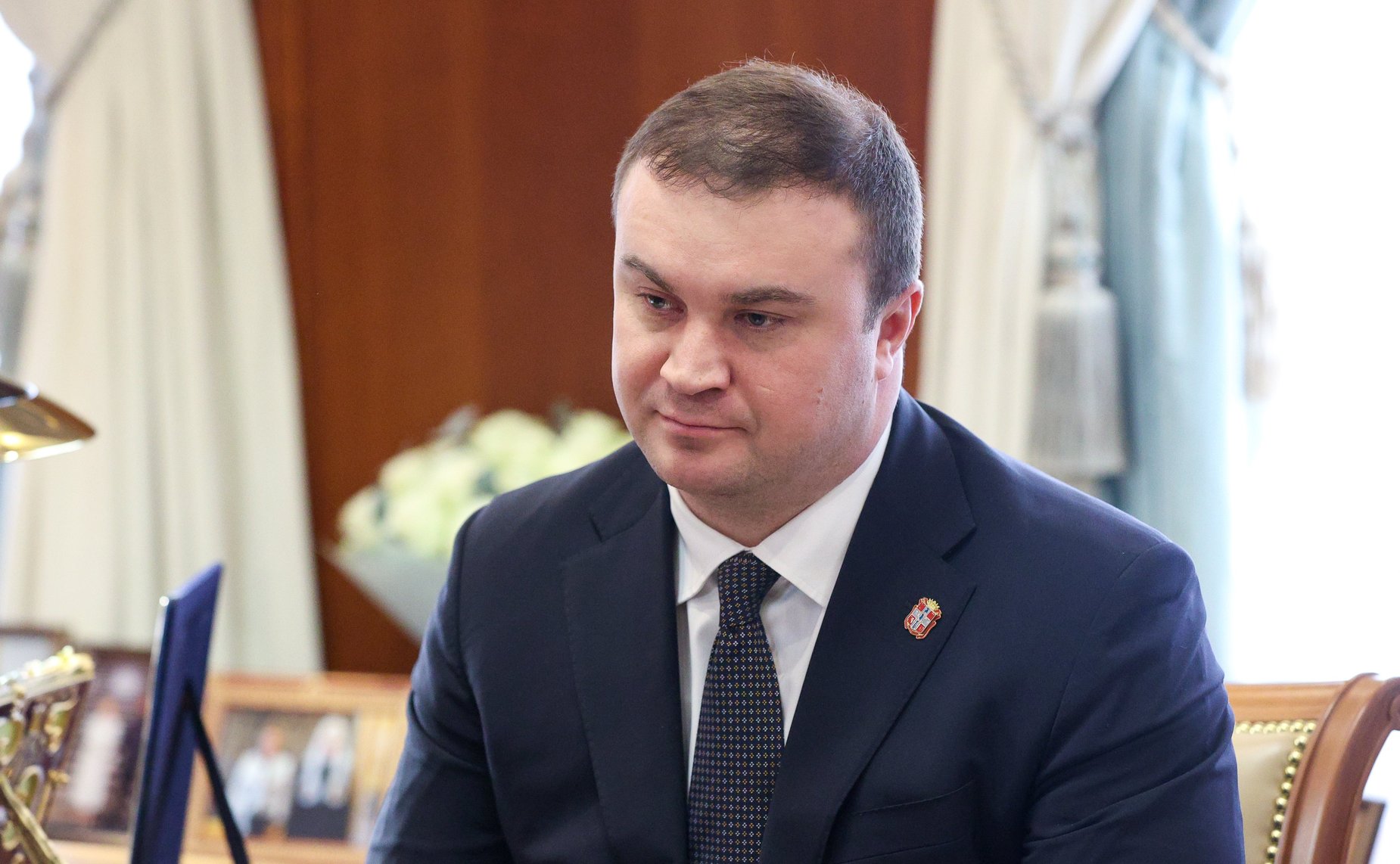 Встреча Председателя Совета Федерации Валентины Матвиенко с губернатором Омской области Виталием Хоценко