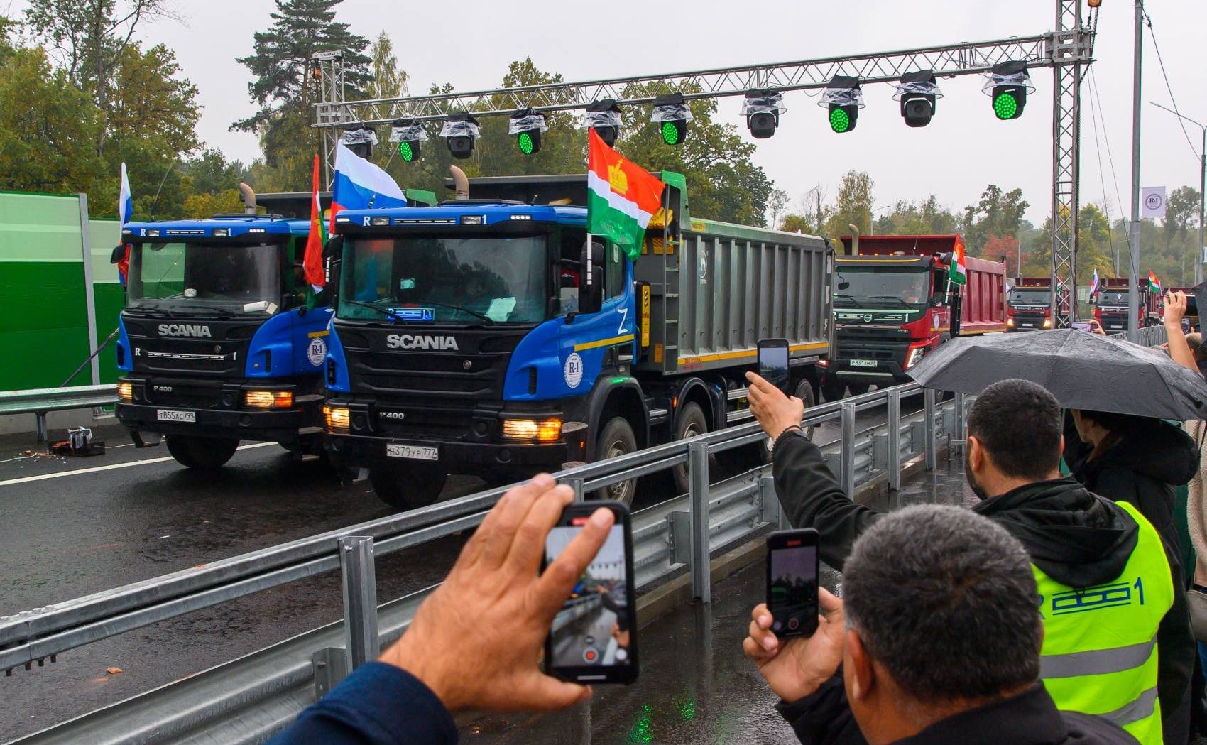 Анатолий Артамонов и Александр Савин приняли участие в церемонии ввода в эксплуатацию Северного автомобильного обхода города Калуги