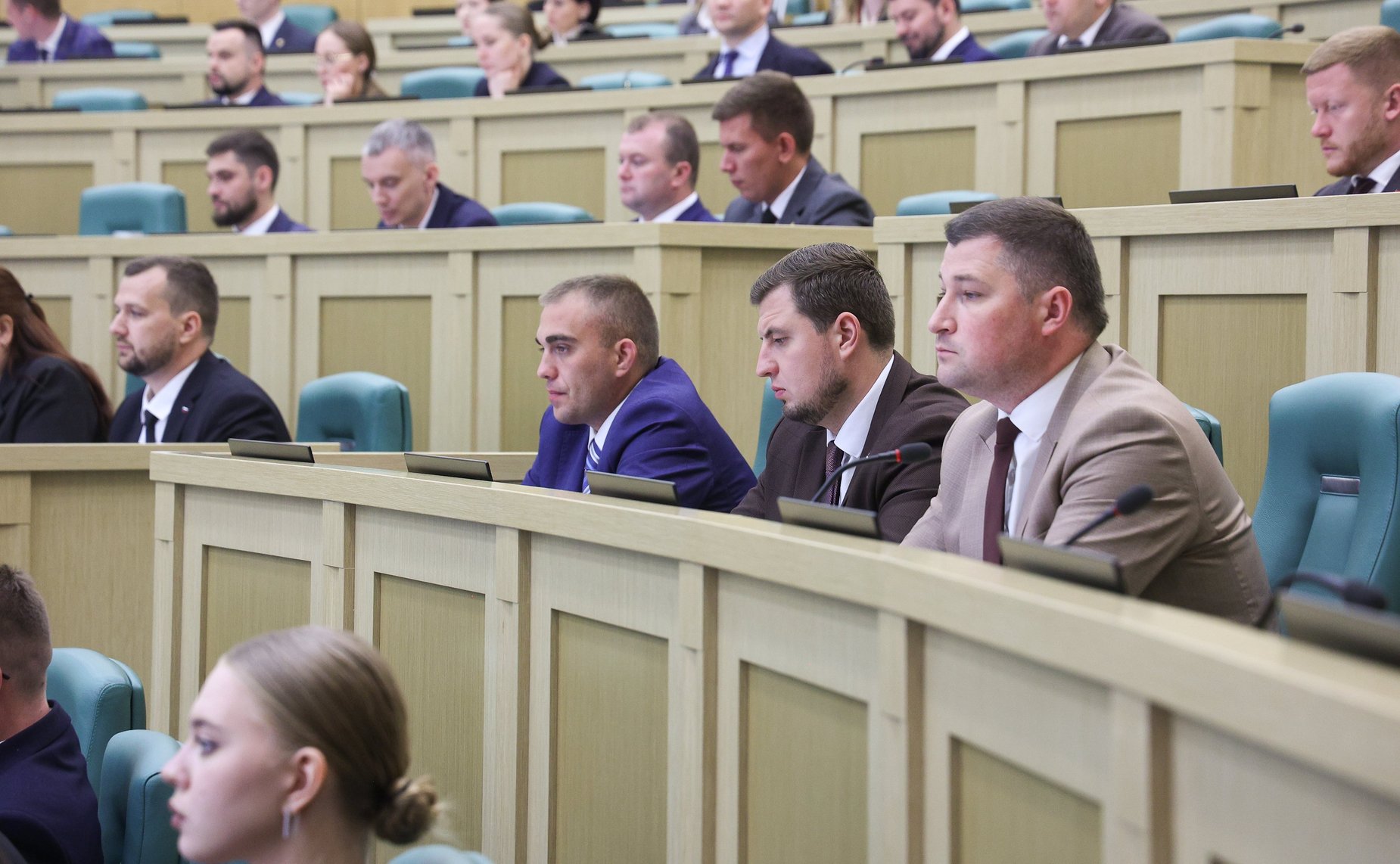 Заседание Палаты молодых законодателей при Совете Федерации