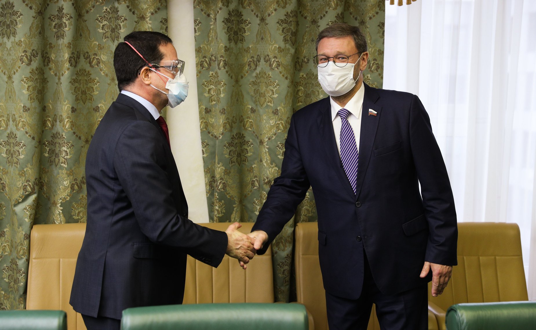 Встреча Константина Косачева с Чрезвычайным и Полномочным Послом Боливарианской Республики Венесуэла в РФ Карлосом Рафаэлем Фарма Тортосой