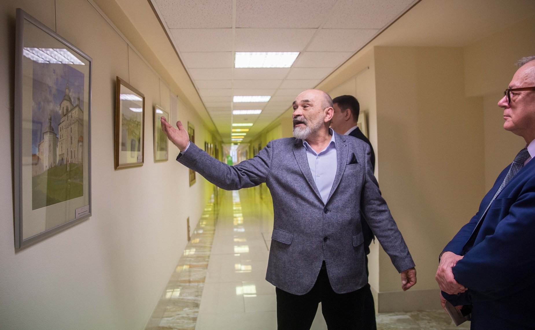 Открытие выставки «Пастель» петербургского художника С. Усика в Совете Федерации