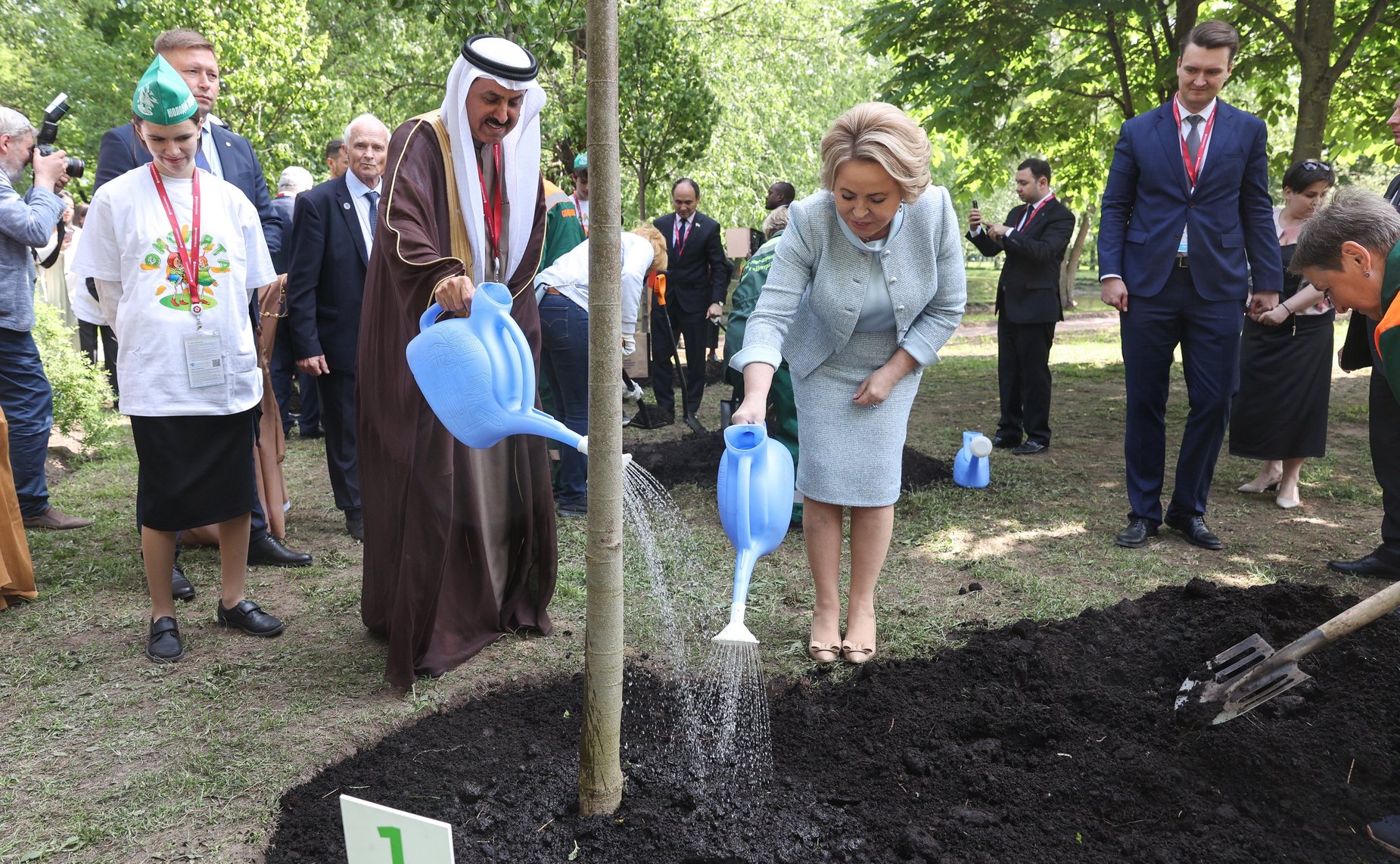 26 мая 2023 года. Х НМЭК. Посадка деревьев в Таврическом саду