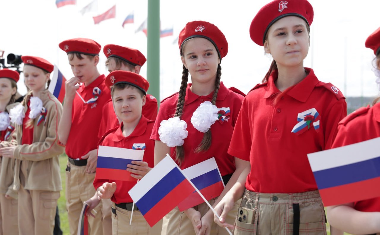 Ольга Щетинина приняла участие в патриотической акции, приуроченной ко Дню России