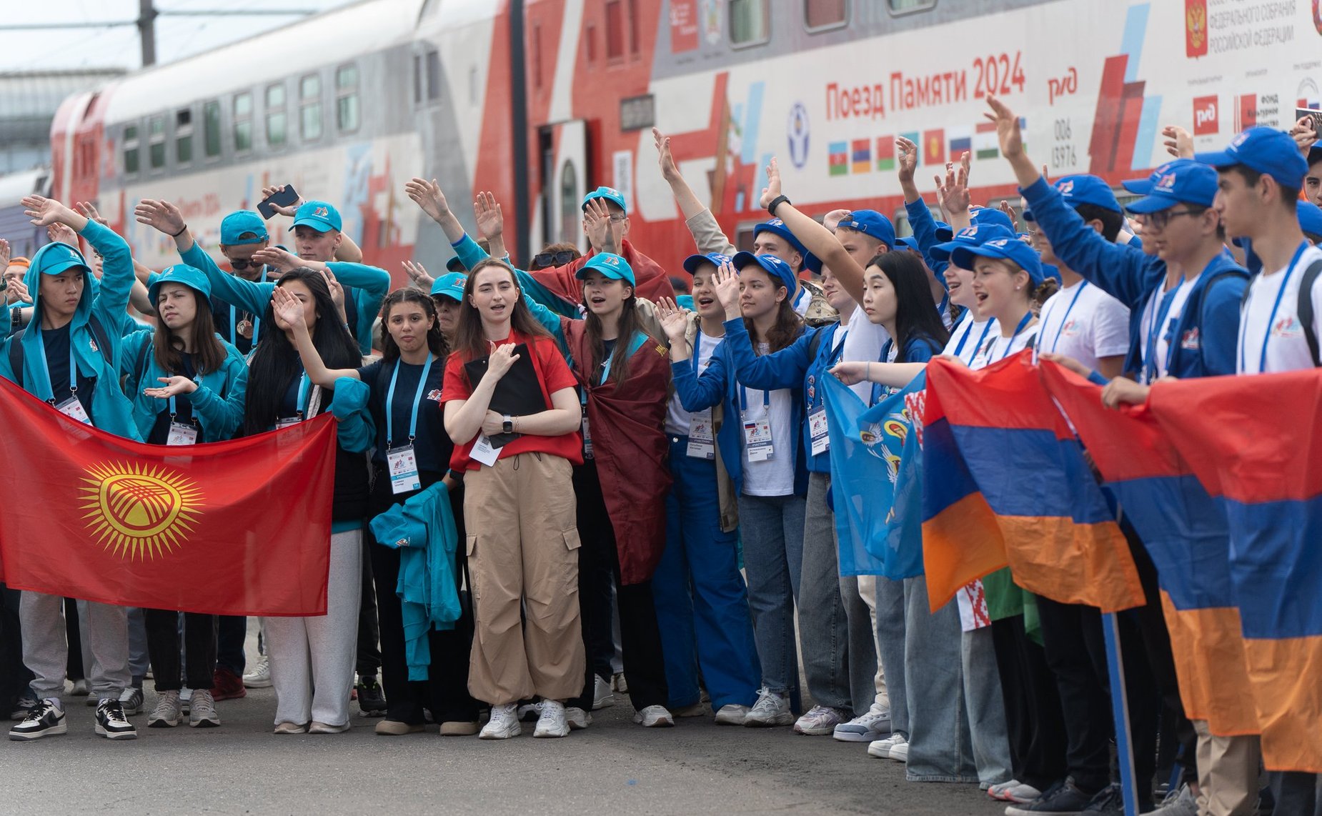 Вологда приветствовала участников культурно-образовательного проекта «Поезд Памяти» (фото Фонд культурное пространство)