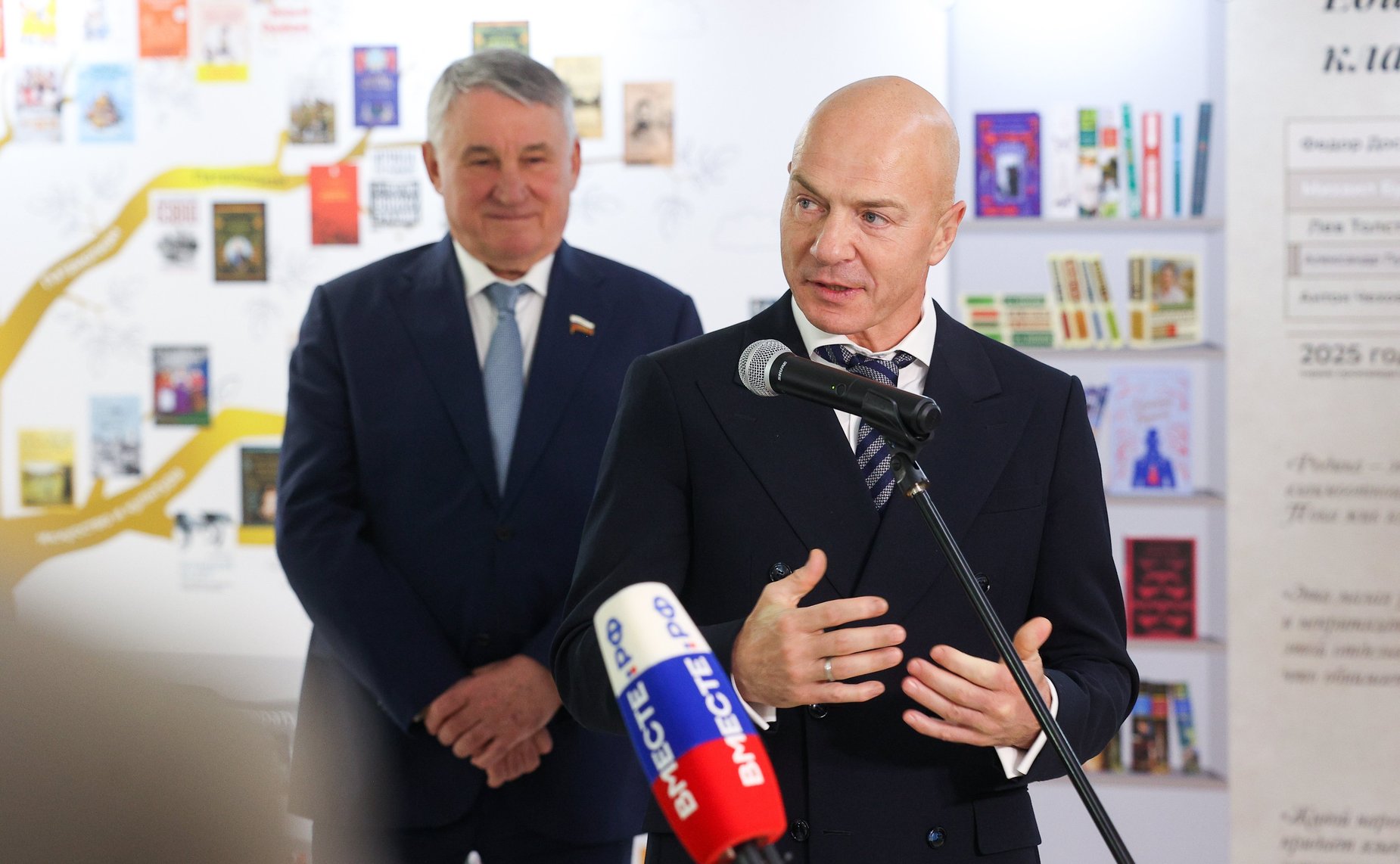 Открытие в Совете Федерации выставки «Единство России в книгах: о труде, ценностях, языке и любви к родной земле»