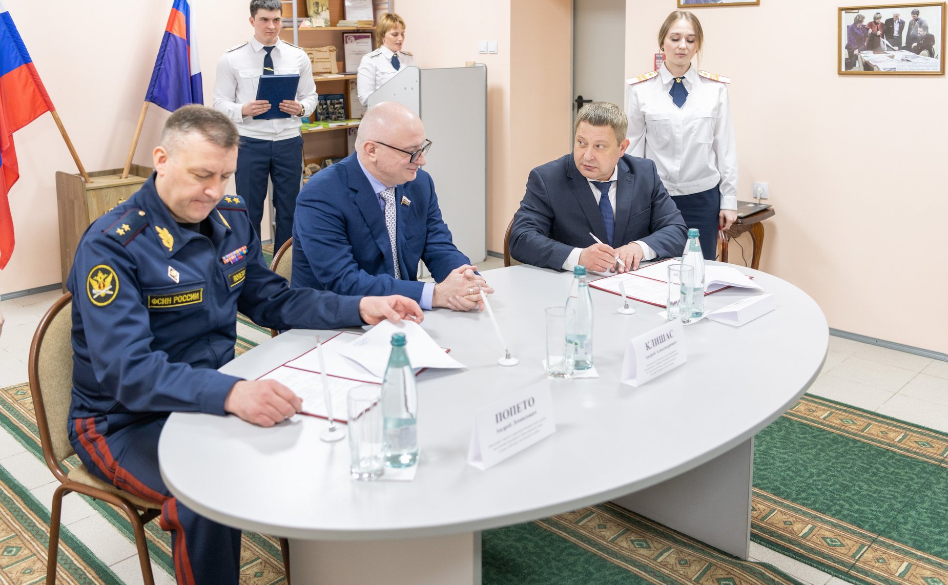 Андрей Клишас в рамках рабочей поездки в регион принял участие в выездном мероприятии в Канской воспитательной колонии в рамках развития социального проекта «Начни с чистого листа»