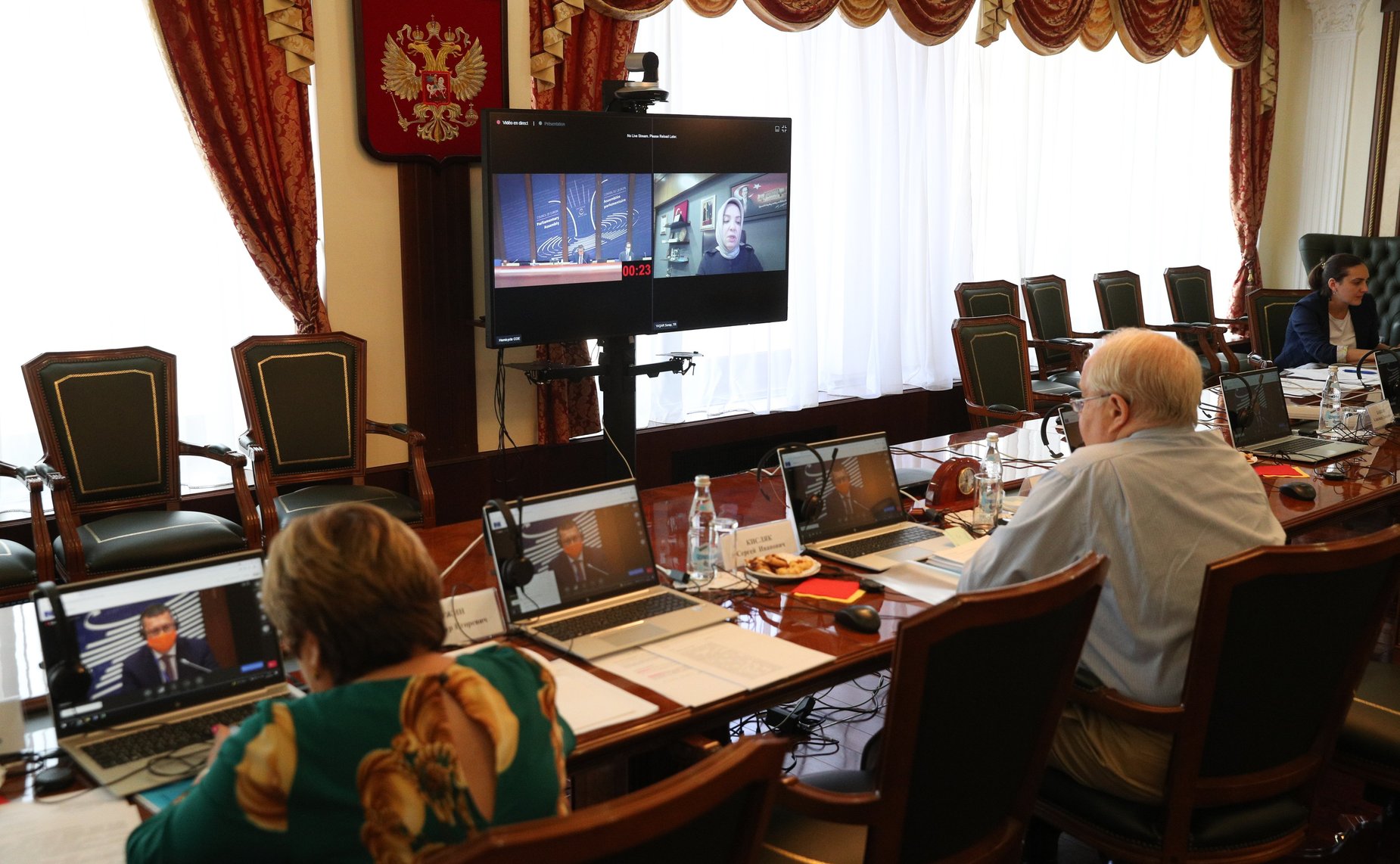 Участие сенаторов РФ в 3 части очередной сессии ПАСЕ 2021 г