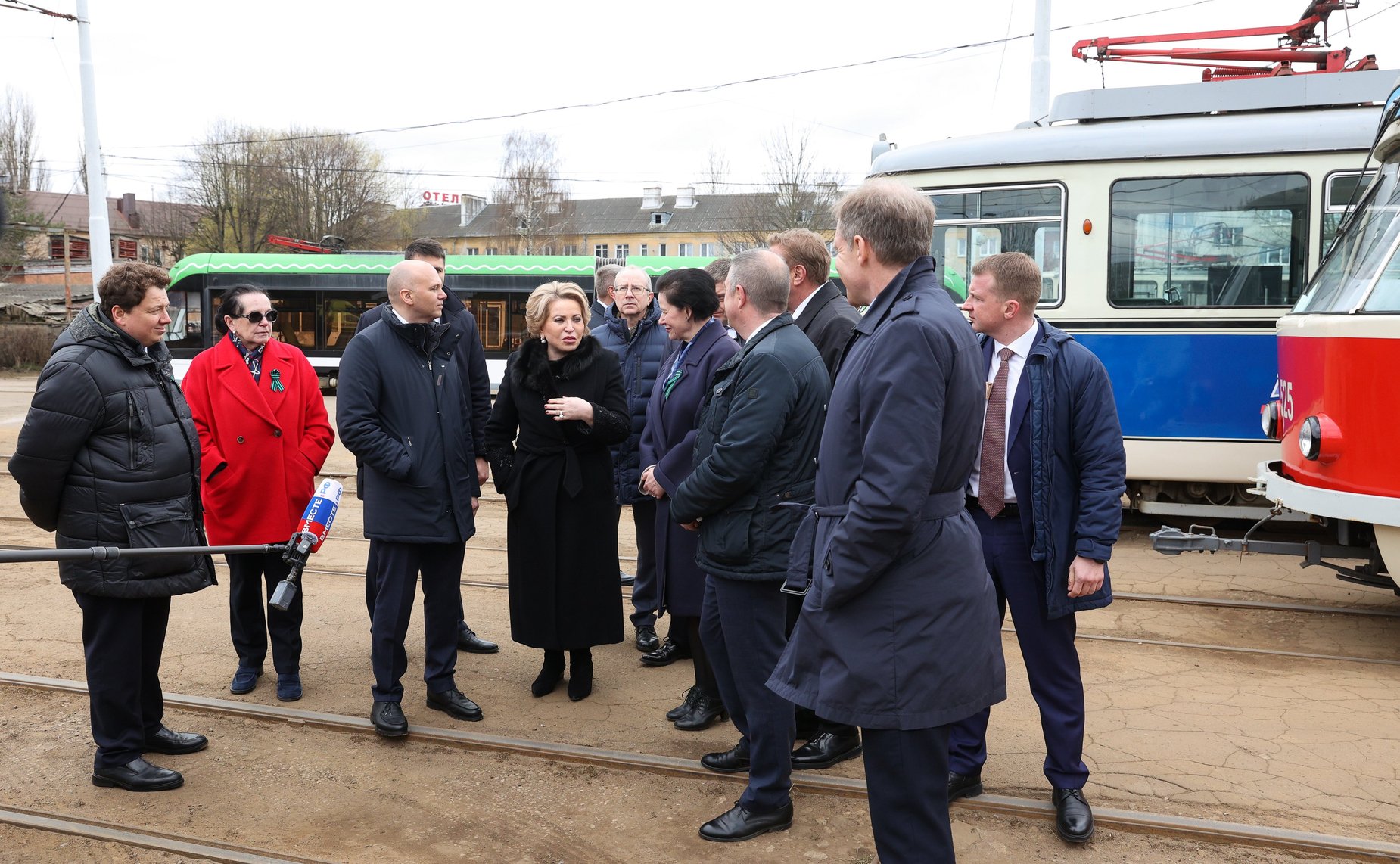 Валентина Матвиенко ознакомилась с работой трамвайного депо муниципального казённого предприятия «КалининградГорТранс»