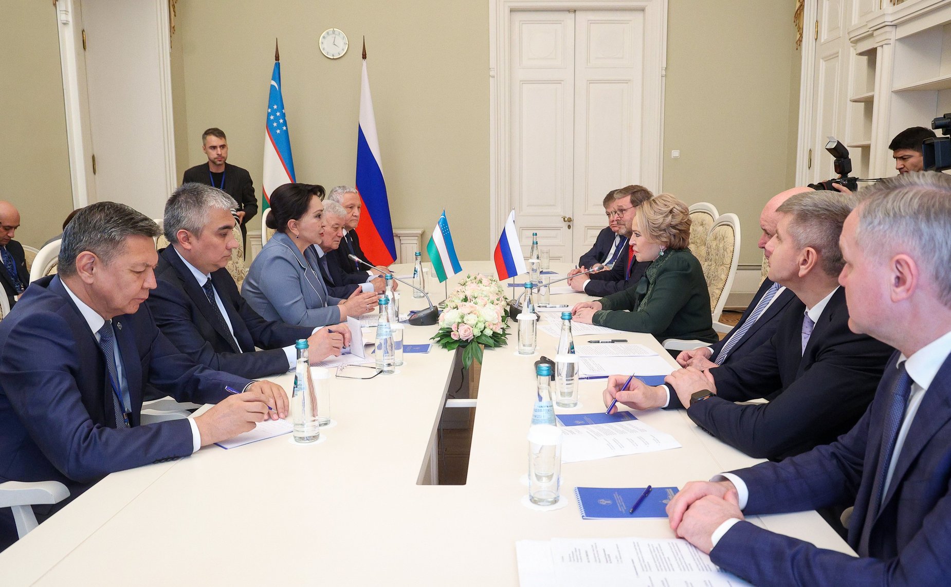 Валентина Матвиенко провела встречу с Председателем Сената Олий Мажлиса Республики Узбекистан Танзилой Нарбаевой