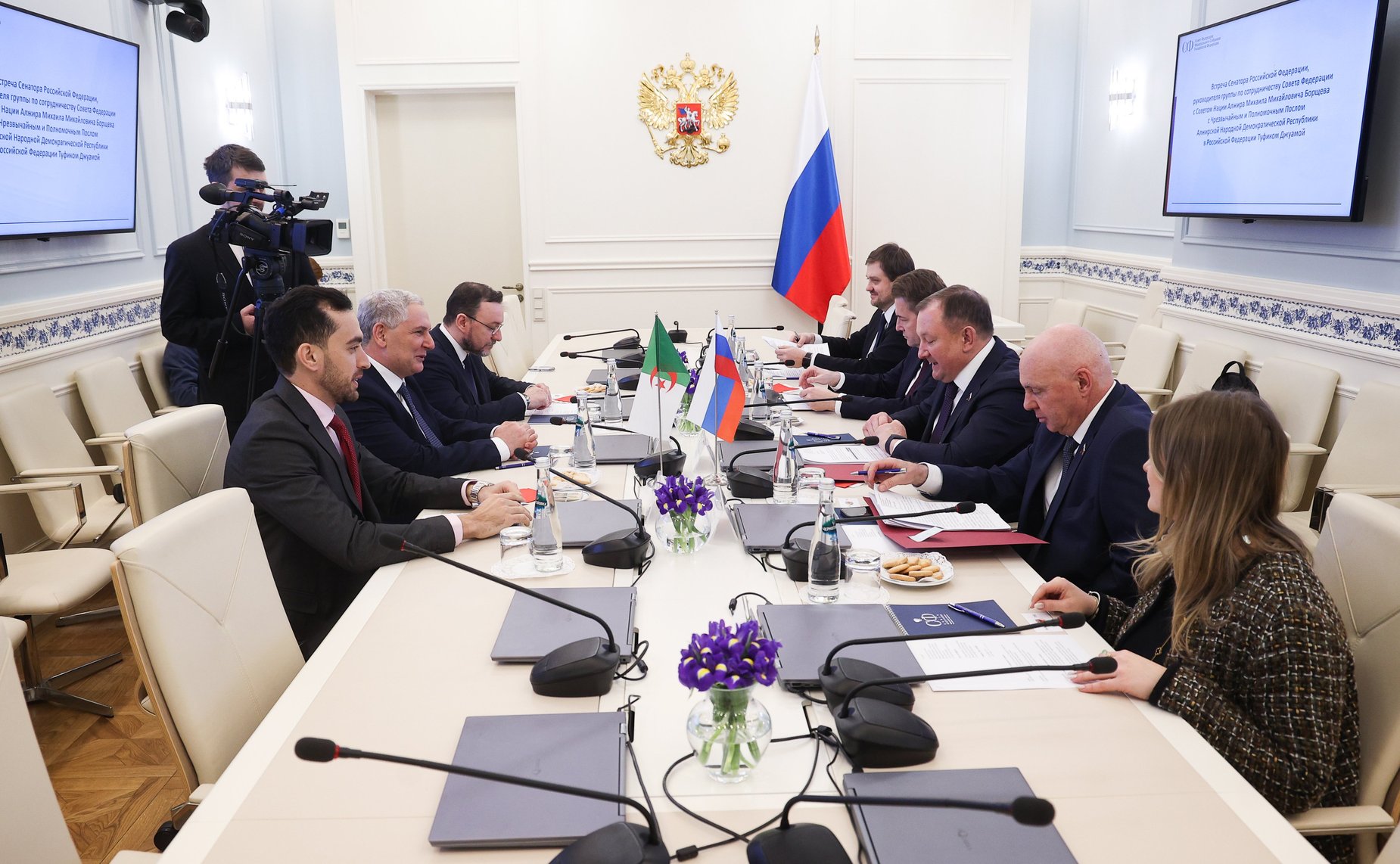 Встреча Михаила Борщева с Чрезвычайным и Полномочным Послом Алжирской Народной Демократической Республики в Российской Федерации