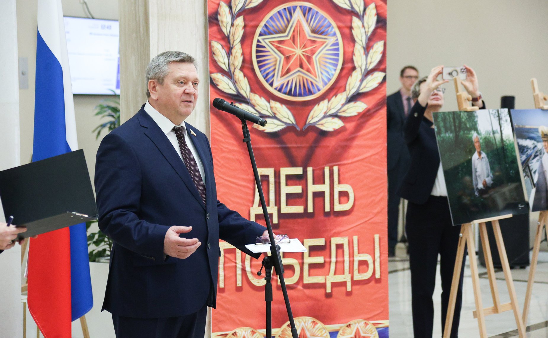 Открытие в Совете Федерации выставки «Лица Великой Победы»