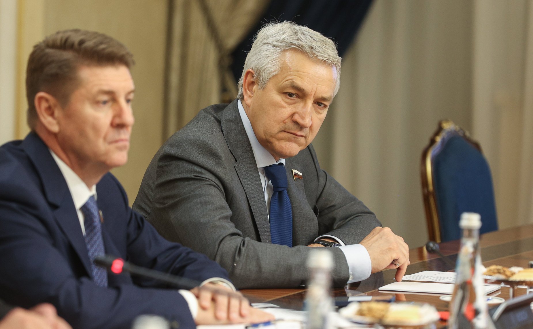 Встреча заместителя Председателя СФ Константина Косачева с Председателем Народного Совета Луганской Народной Республики