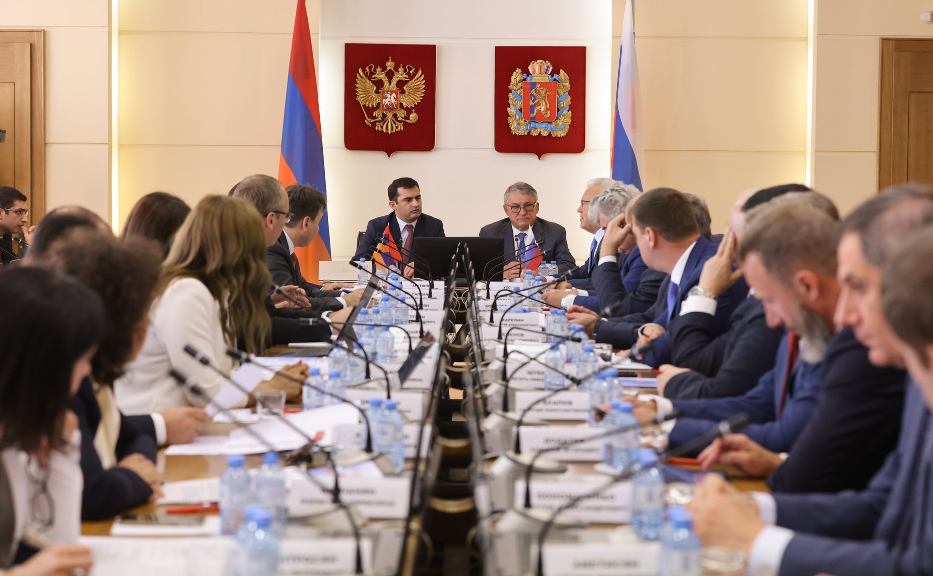 Заседание Межпарламентской комиссии по сотрудничеству Федерального Собрания РФ и Национального собрания Республики Армения