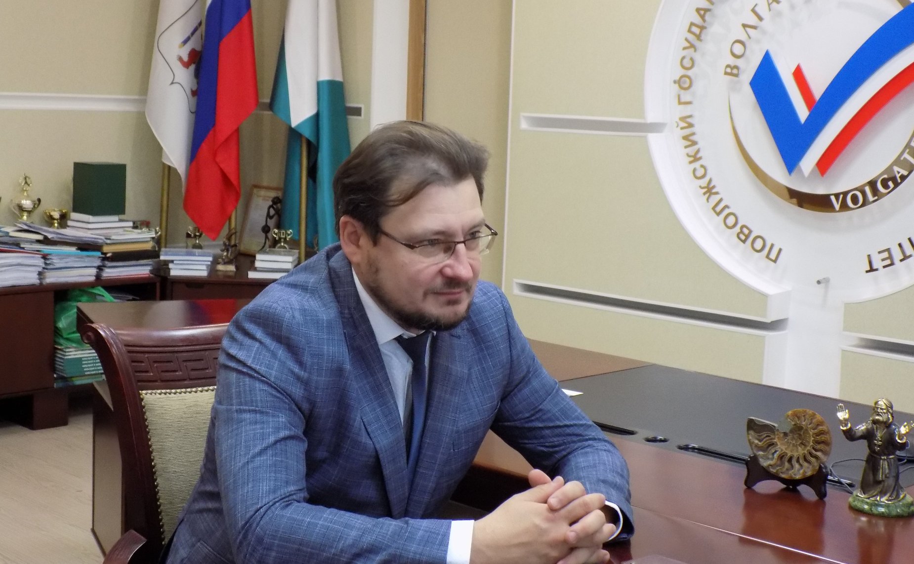 Сергей Мартынов в ходе поездки в регион посетил Поволжский государственный технологический университет (Волгатех)