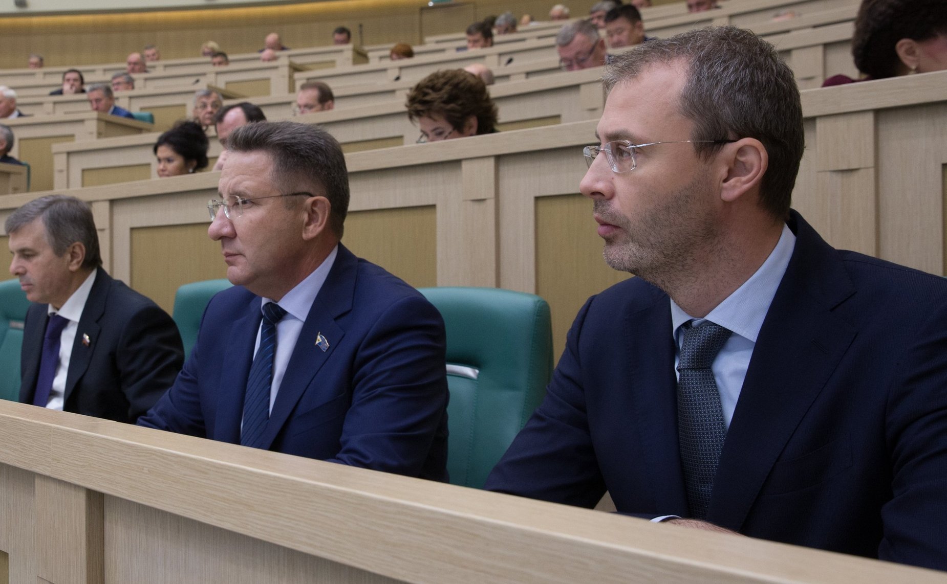 Руководители Чукотского автономного округа А. Маслов и Р. Копин