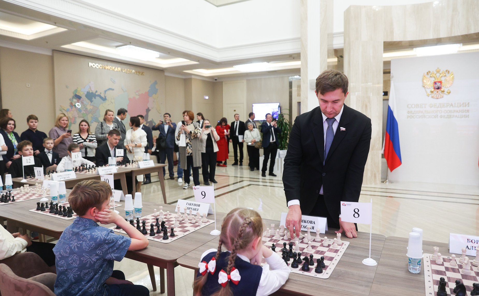 В Совете Федерации состоялся второй шахматный турнир