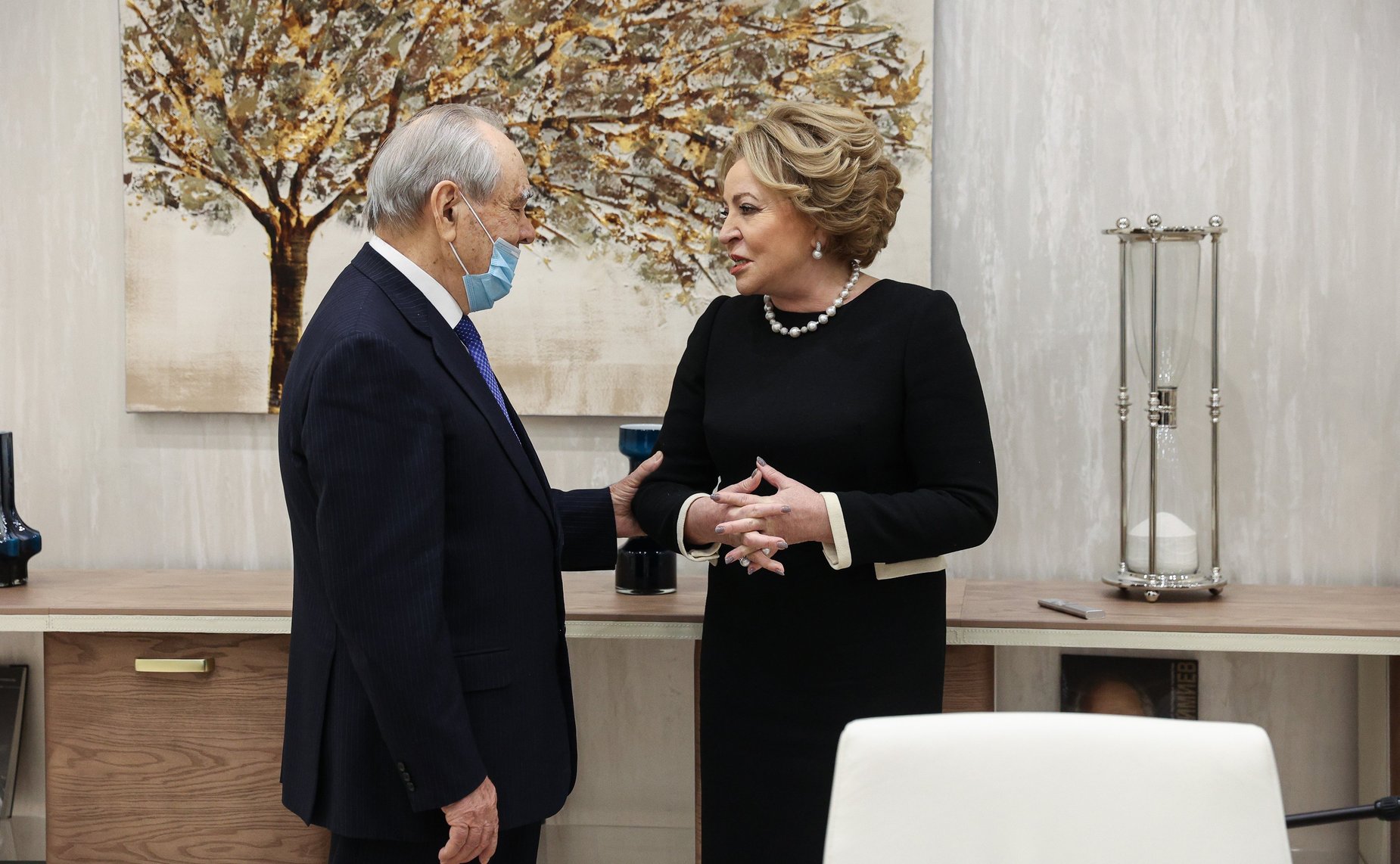 Валентина Матвиенко поздравила с 85-летием Государственного Советника Республики Татарстан Минтимера Шаймиева