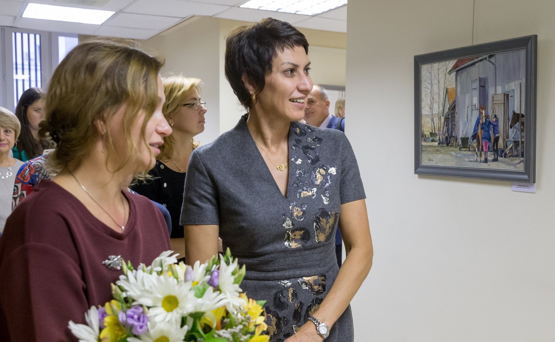 Открытие выставки картин «Все, что не в силах память удержать» в Совете Федерации