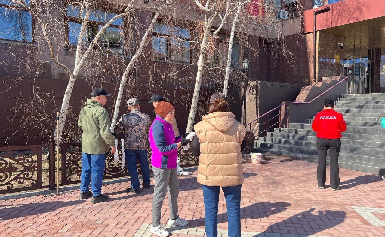 Сахамин Афанасьев принял участие во Всероссийском субботнике