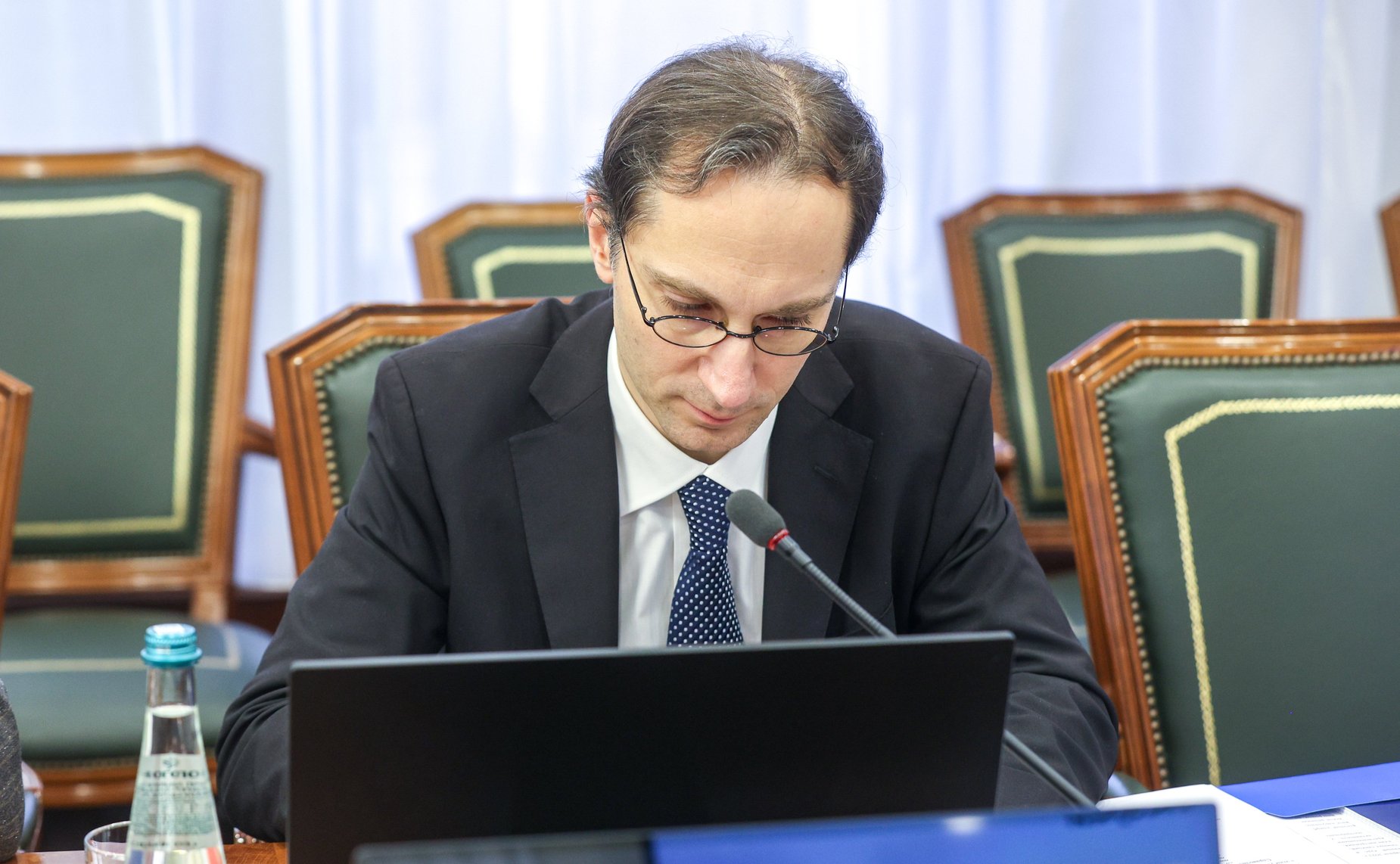 Встреча заместителя Председателя СФ Константина Косачева с депутатом Палаты советников Парламента Японии Мунэо Судзуки