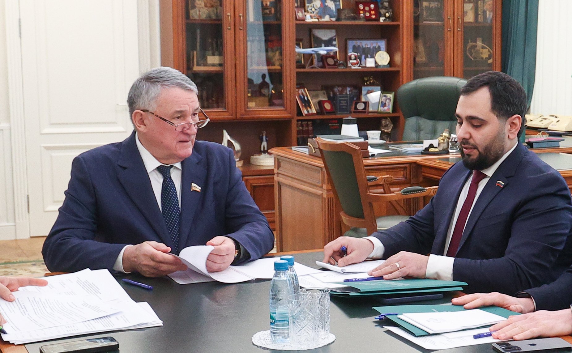 Совещание заместителя Председателя СФ Юрия Воробьева в рамках работы Межпарламентской комиссии по сотрудничеству между Федеральным Собранием РФ и Национальным Собранием Республики Армения