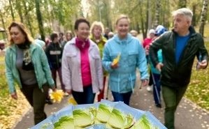 Елена Шумилова провела церемонию открытия маршрута здоровья в Сыктывкаре