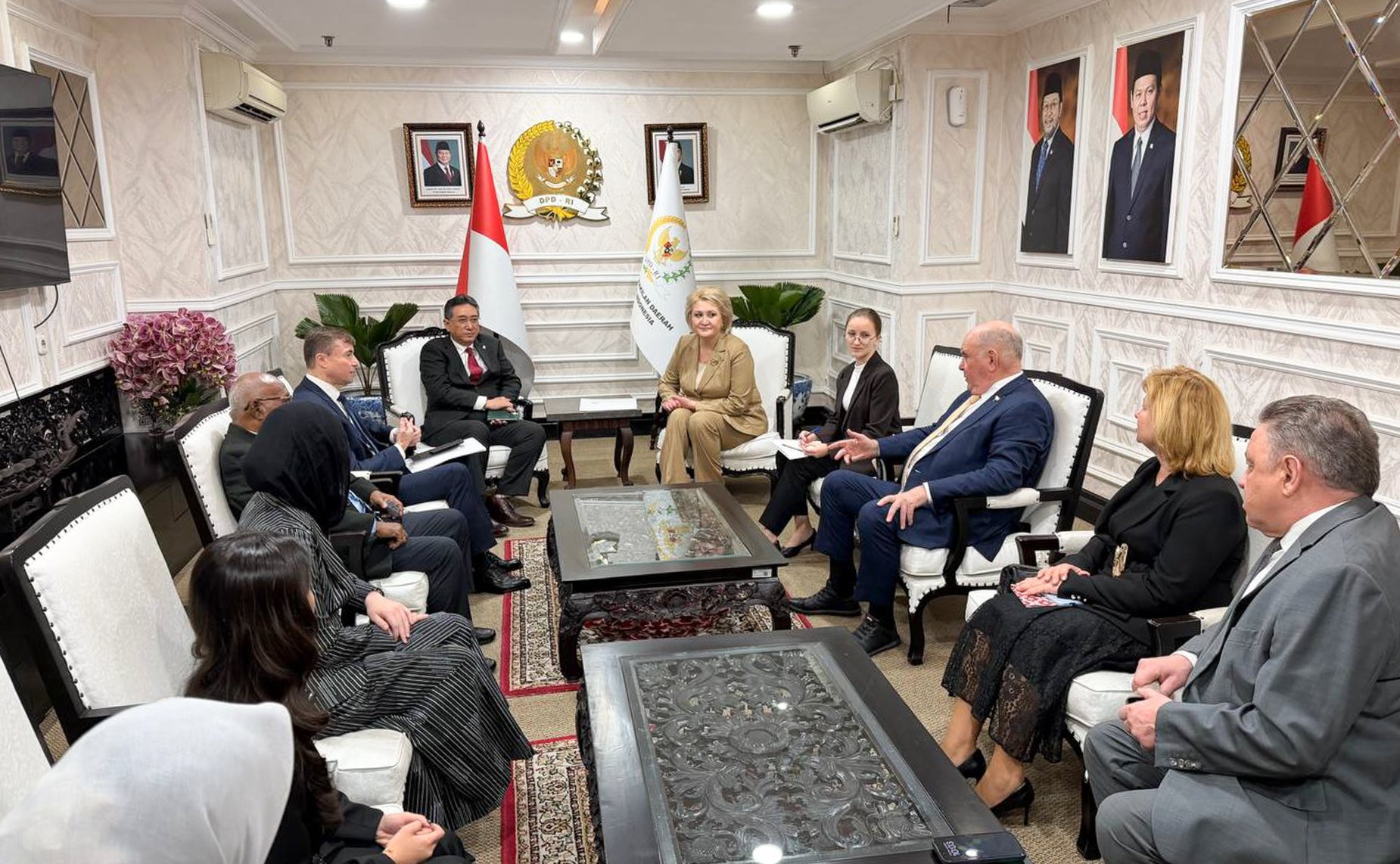 В рамках визита в Республику Индонезия делегация Совета Федерации провела ряд встреч