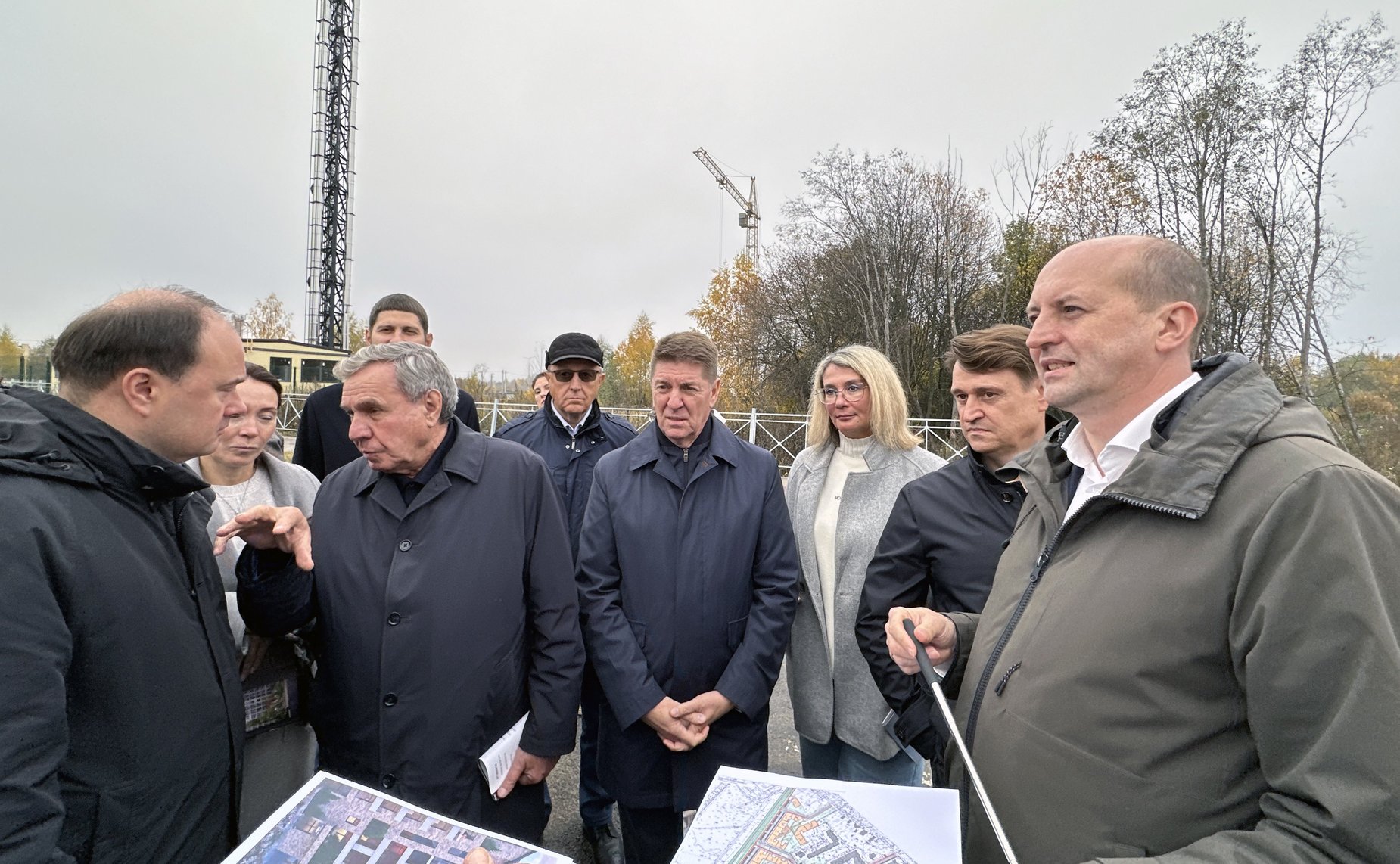Сенаторы осмотрели площадки, отведенные под реализацию проектов комплексного развития территории и Церковь Иоанна Предтечи в Толчкове