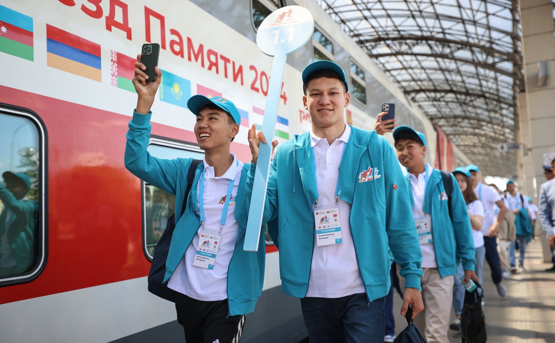 Участники «Поезда Памяти» прибыли в Брест (фото Алексей Бибиков, ИД «Беларусь сегодня»)