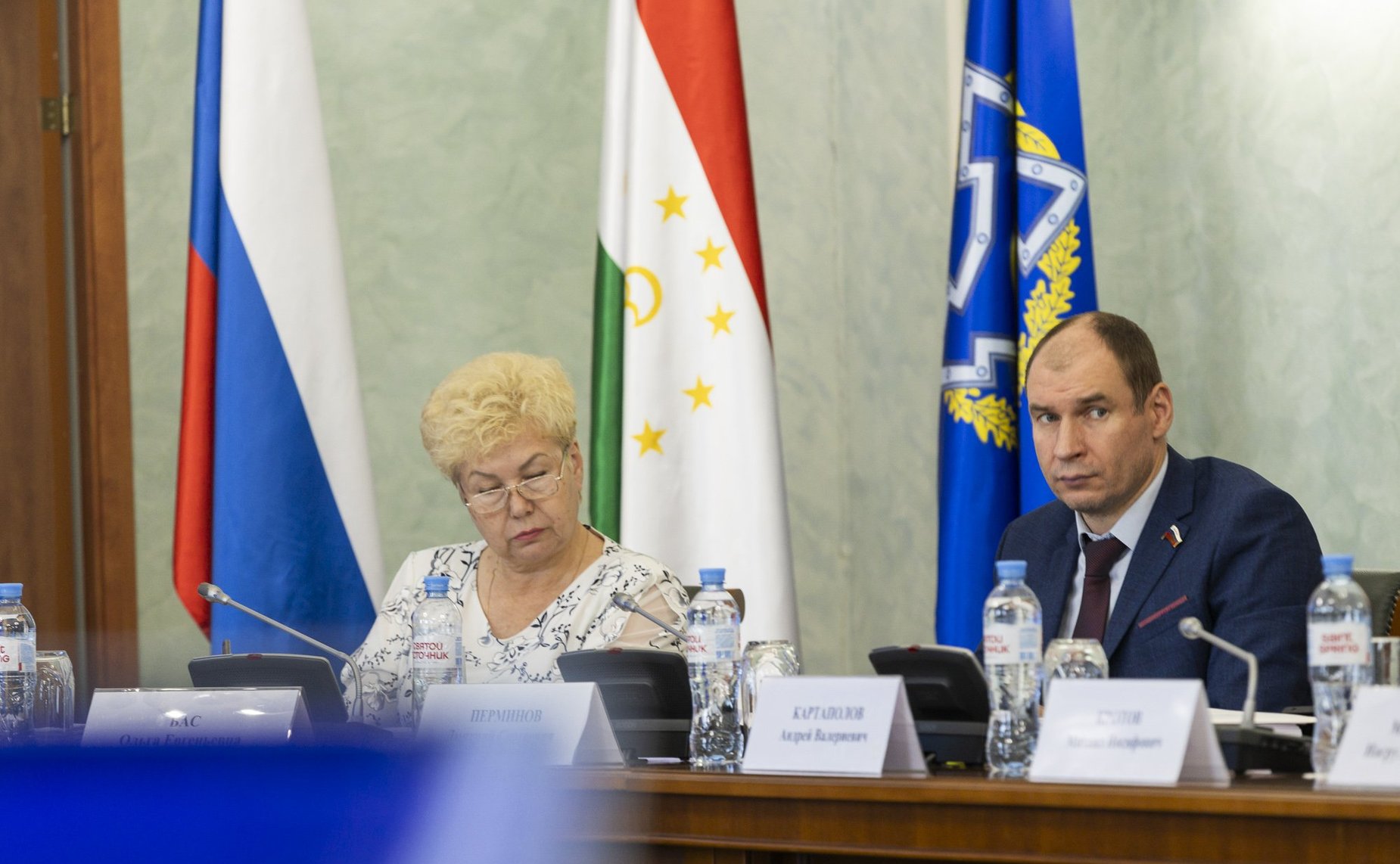 Участие сенаторов Российской Федерации в заседании Постоянной комиссии ПА ОДКБ по вопросам обороны и безопасности