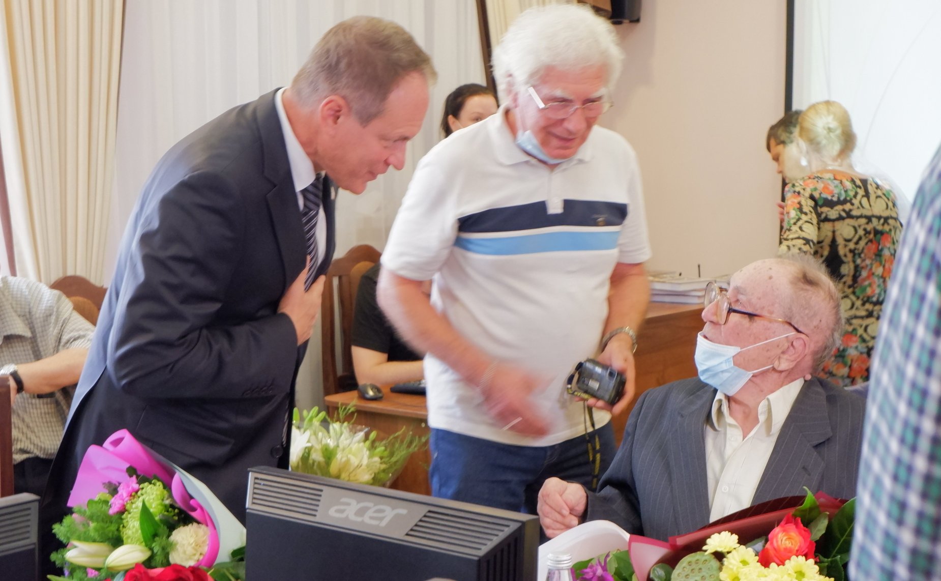 Александр Башкин принял участие в торжественных мероприятиях, посвященных 90-летнему юбилею астраханского писателя краеведа Александра Маркова