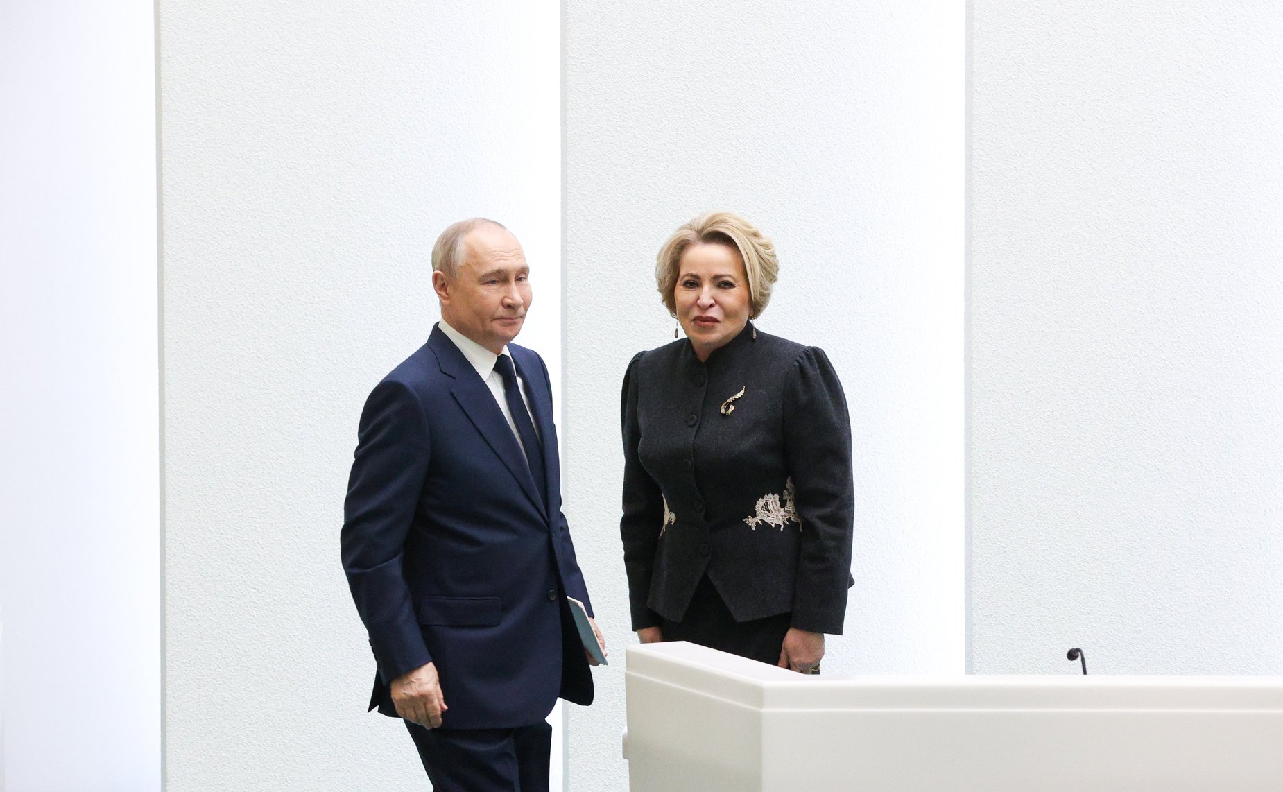 Владимир Путин и Валентина Матвиенко