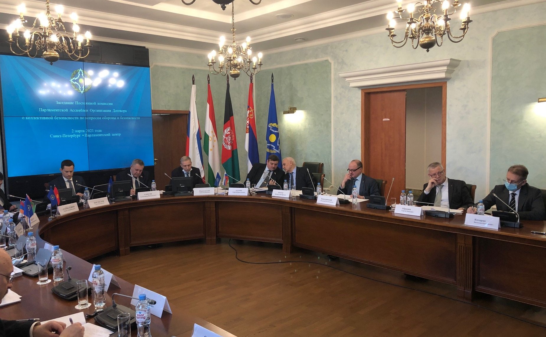 Сенаторы РФ приняли участие в заседаниях постоянных комиссий ПА ОДКБ