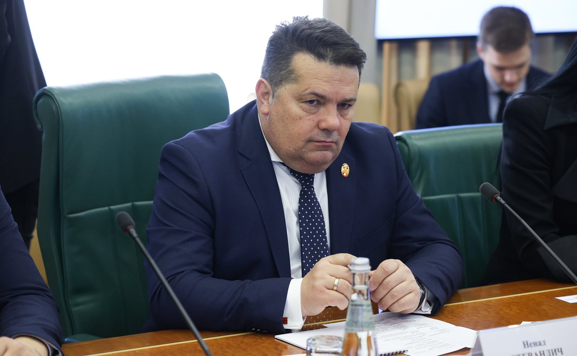 Константин Косачев встретился с Председателем Народной скупщины Республики Сербской (Босния и Герцеговина) Ненадом Стевандичем