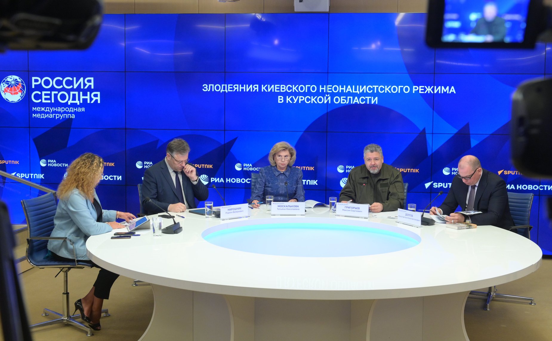 Константин Долгов принял участие в пресс-конференции МИА «Россия сегодня», в рамках которой был представлен доклад Международного общественного трибунала по преступлениям украинских неонацистов «Злодеяния киевского неонацистского режима в Курской области»