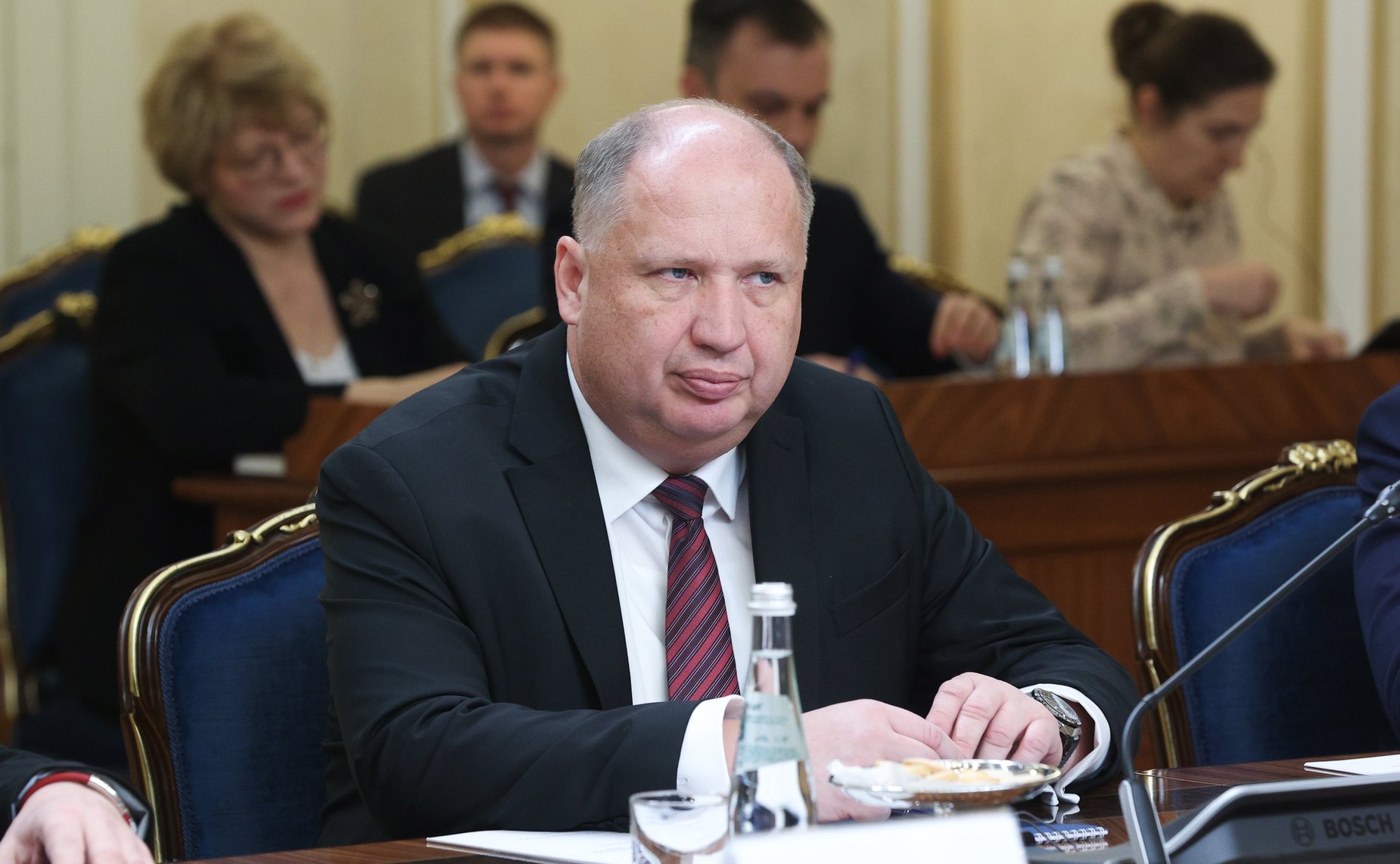 Встреча Валентины Матвиенко с заместителем Председателя Национального совета Словацкой Республики Андреем Данко и заместителем Председателя Национального совета Словацкой Республики Тибором Гашпаром